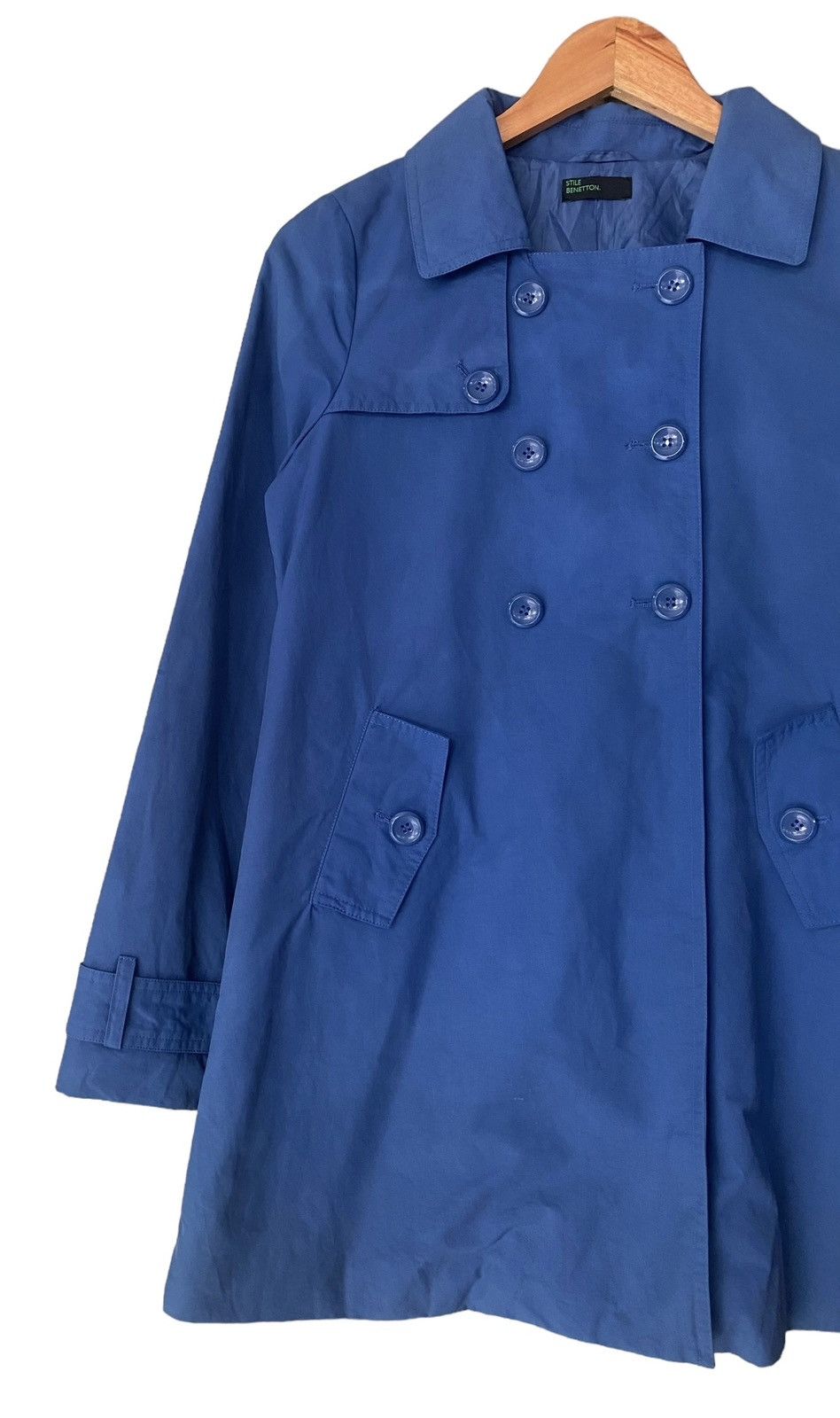 Benetton × Designer Benetton Trench Coat Size XS / US 0-2 / IT 36-38 - 5 Thumbnail