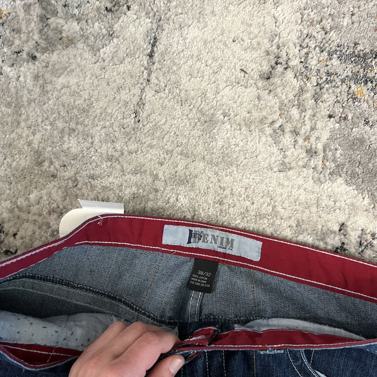 JNCO × Japanese Brand × Vintage Crazy Vintage y2k igniton baggy wide leg unique jeans Size US 38 / EU 54 - 6 Thumbnail
