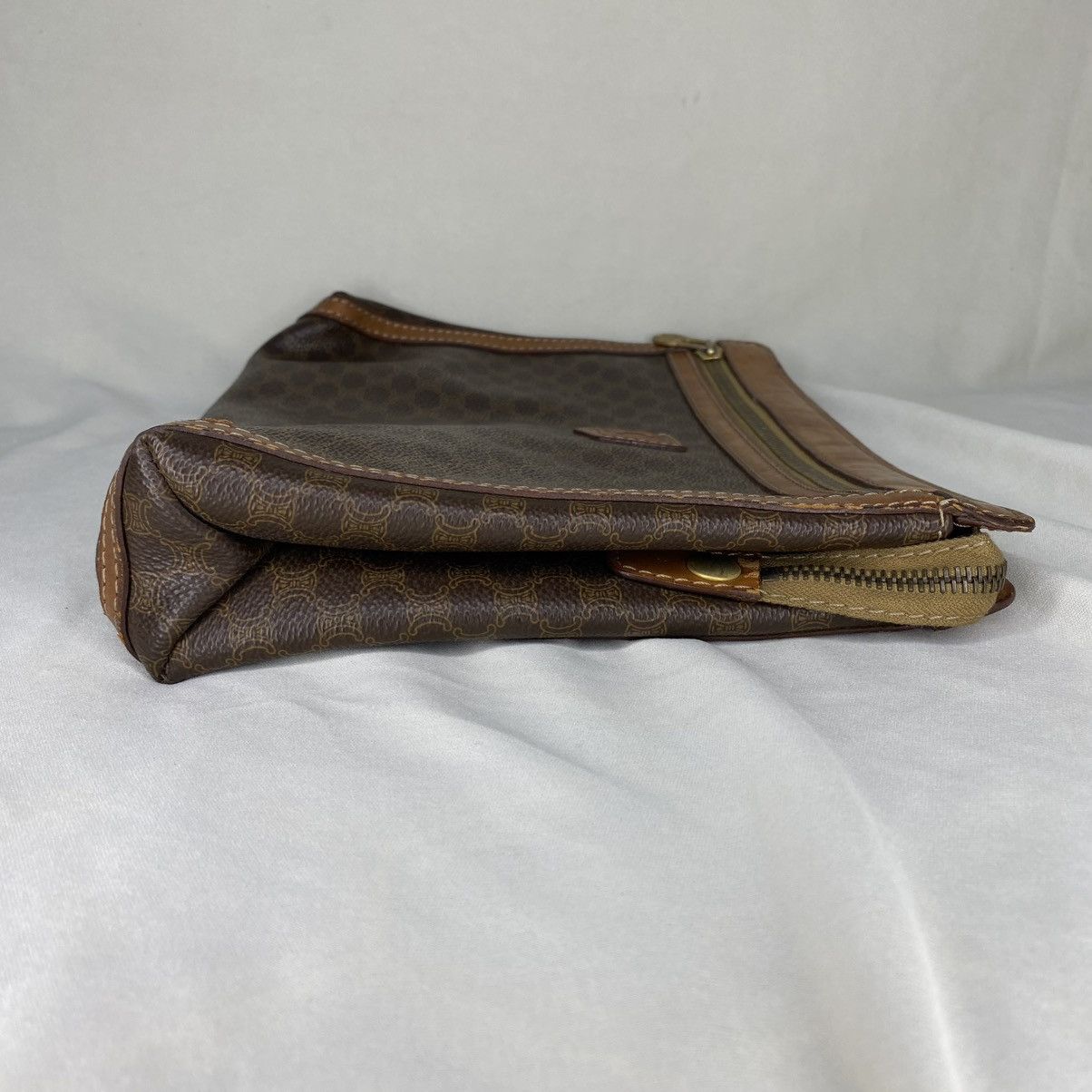 Celine × Vintage Celine Macadam Leather Clutch Size ONE SIZE - 6 Thumbnail