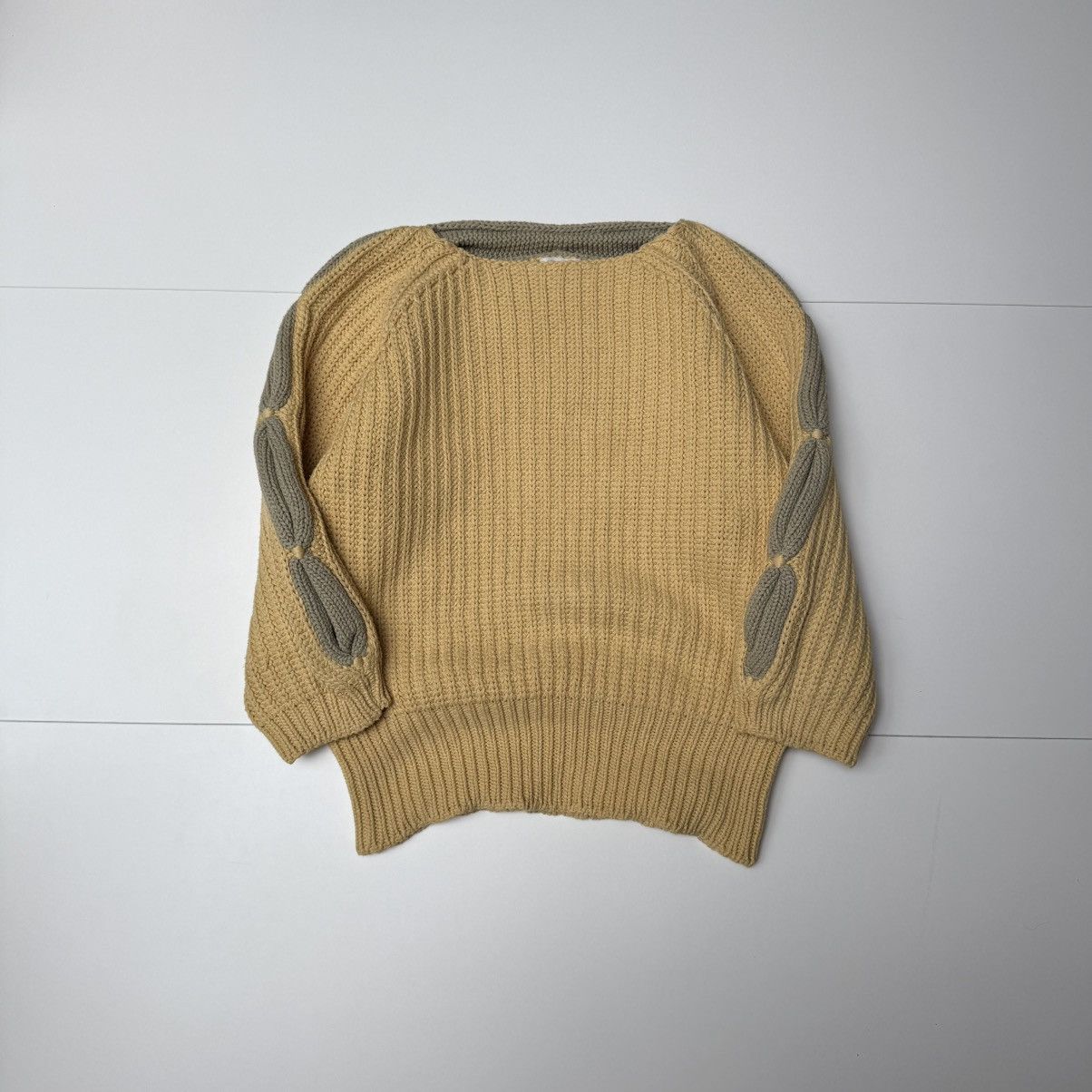 Jil Sander Jil sander+ 2 tone heavyweight chunky knit sweater Size M / US 6-8 / IT 42-44 - 2 Thumbnail