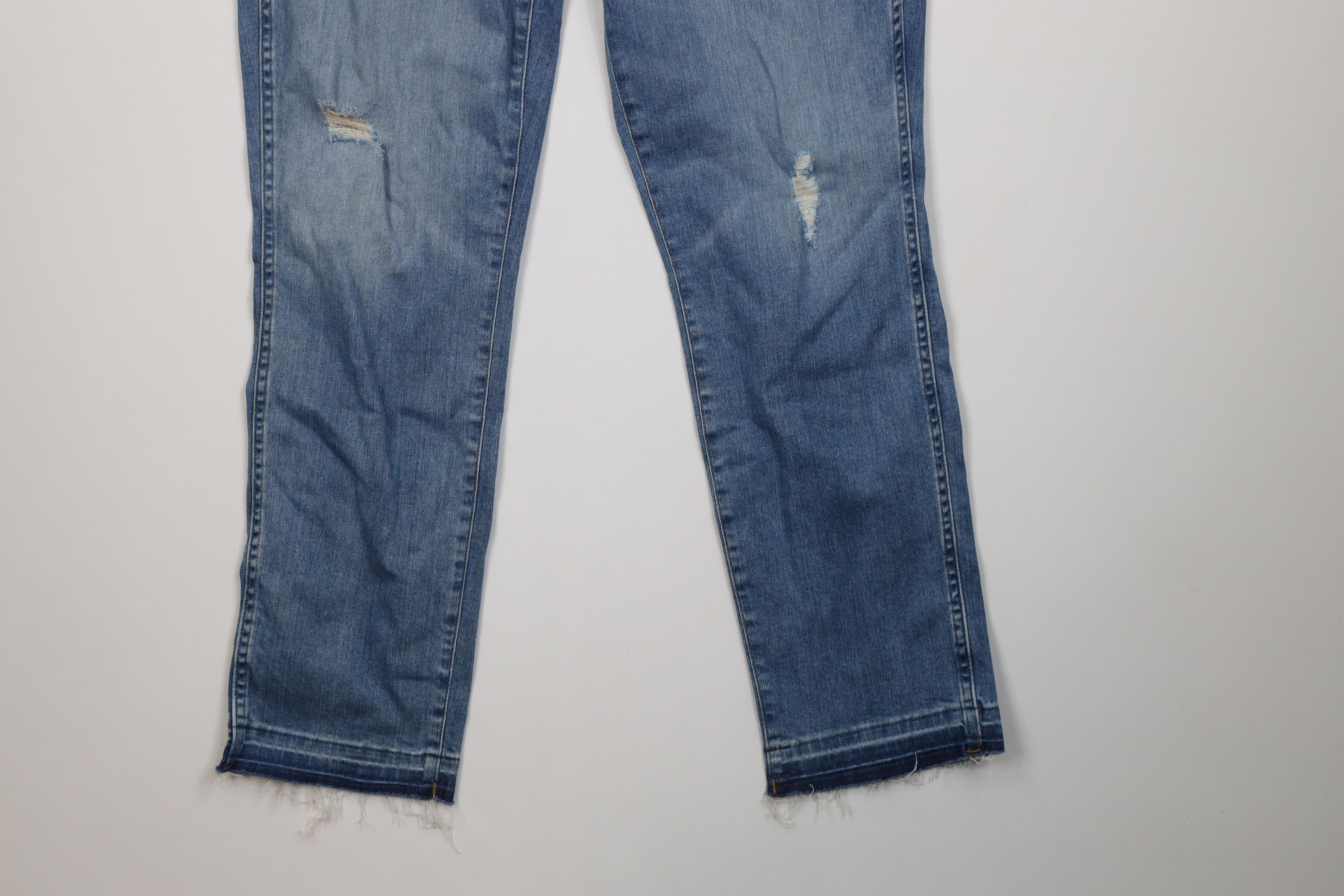J.Crew J Crew Stretch Vintage Straight Leg Denim Jeans Blue Size 31" - 4 Thumbnail
