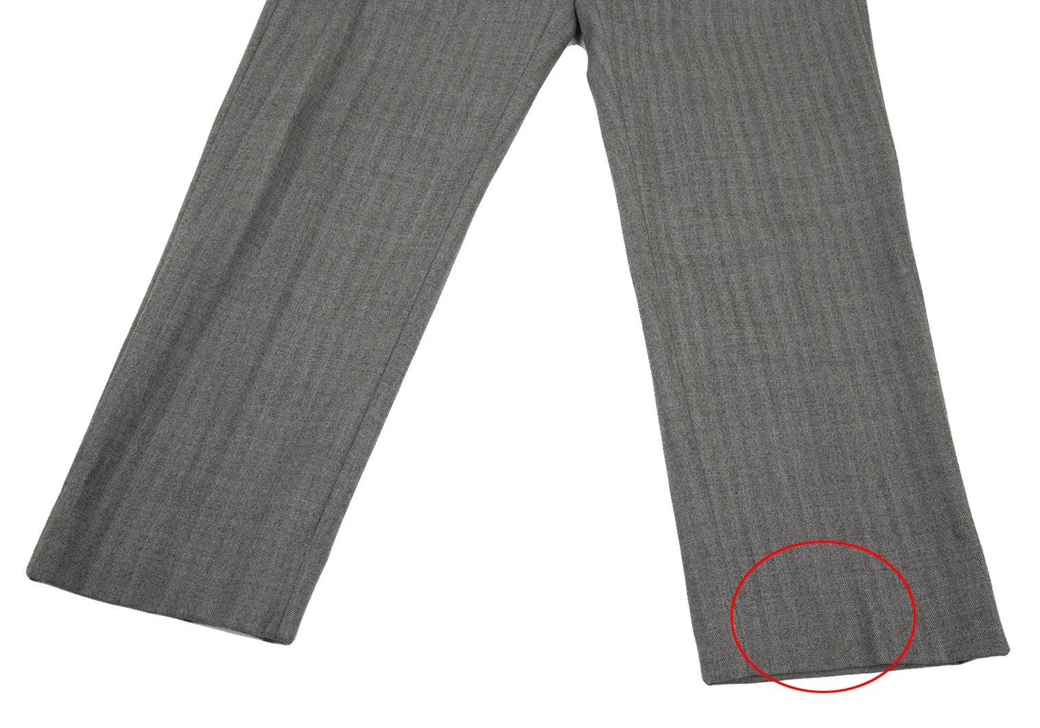 Maison Margiela Wool Herringbone Pants in Gray Size 44 Size US 28 / EU 44 - 10 Thumbnail