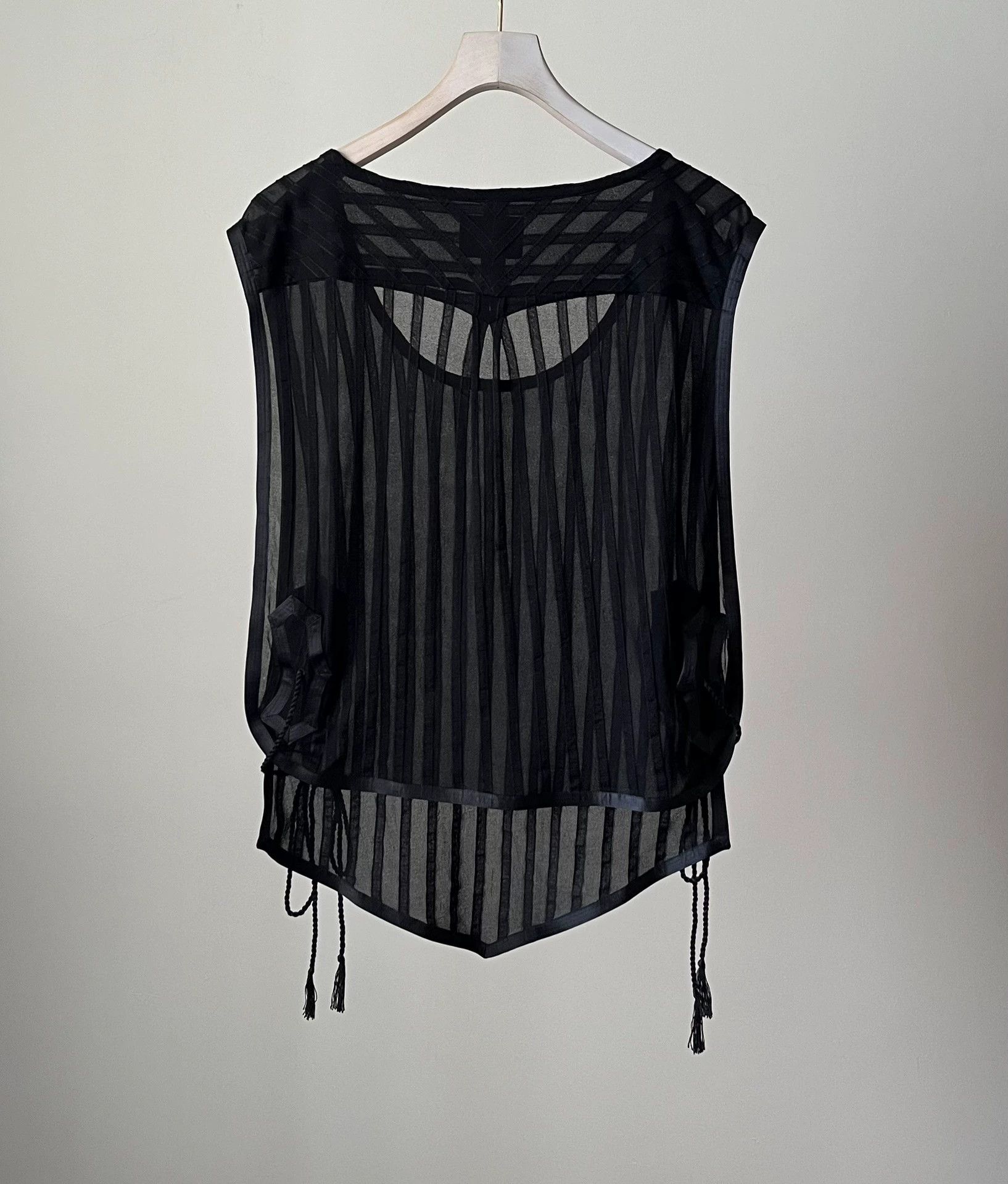 Number (N)ine Number (N)ine 09SS Silk Vest Black Size US M / EU 48-50 / 2 - 2 Thumbnail