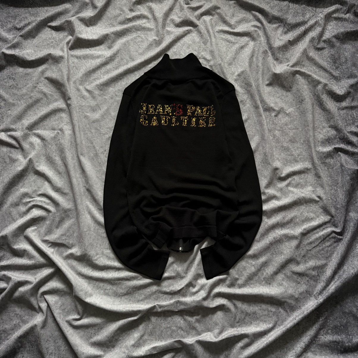 Jean Paul Gaultier Jean Paul Gaultier Rhinestones Black Full Zip Sweater Size M Size M / US 6-8 / IT 42-44 - 1 Thumbnail