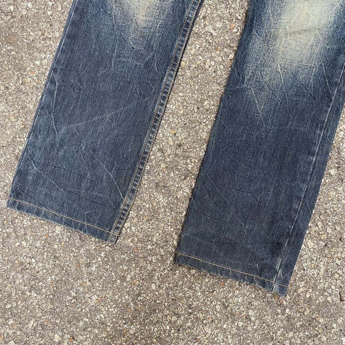 Hysteric Glamour Skull Affliction Style Cloud72 Jeans Clawmark Faded Denim Size US 32 / EU 48 - 5 Thumbnail