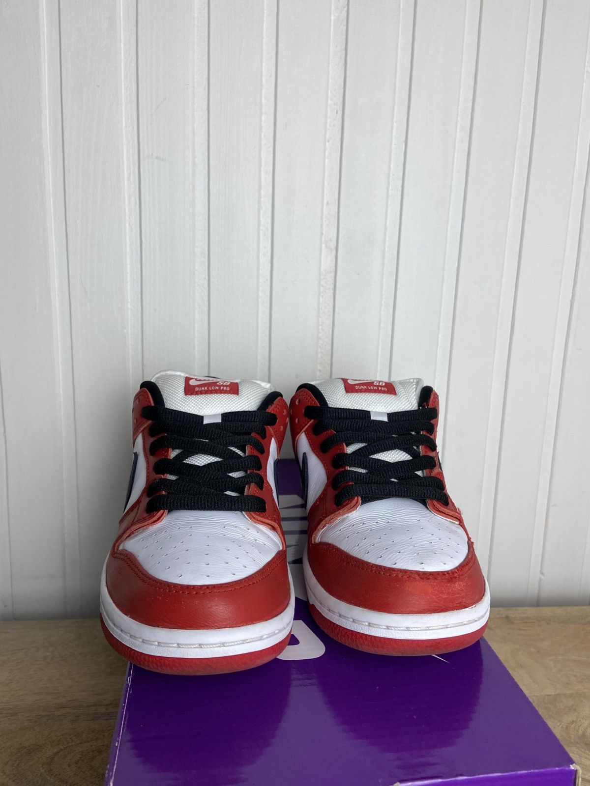 Nike Used Nike SB Dunk Low Pro "J-Pack Chicago" Size 7US/40EU Size US 7 / EU 40 - 3 Thumbnail
