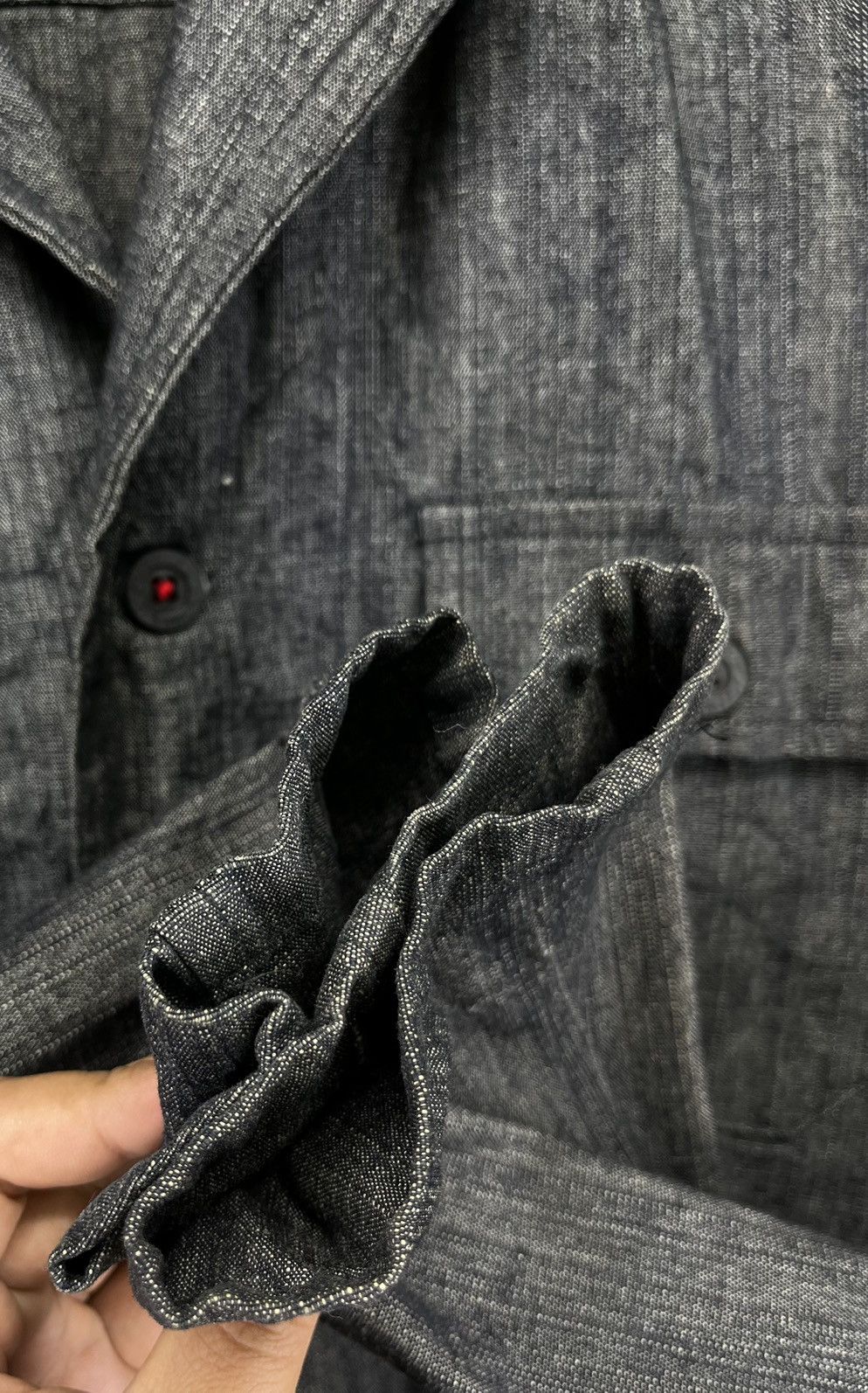Japanese Brand Vintage Tess Japanese Denim Jeans Chore Jacket Size US M / EU 48-50 / 2 - 11 Thumbnail