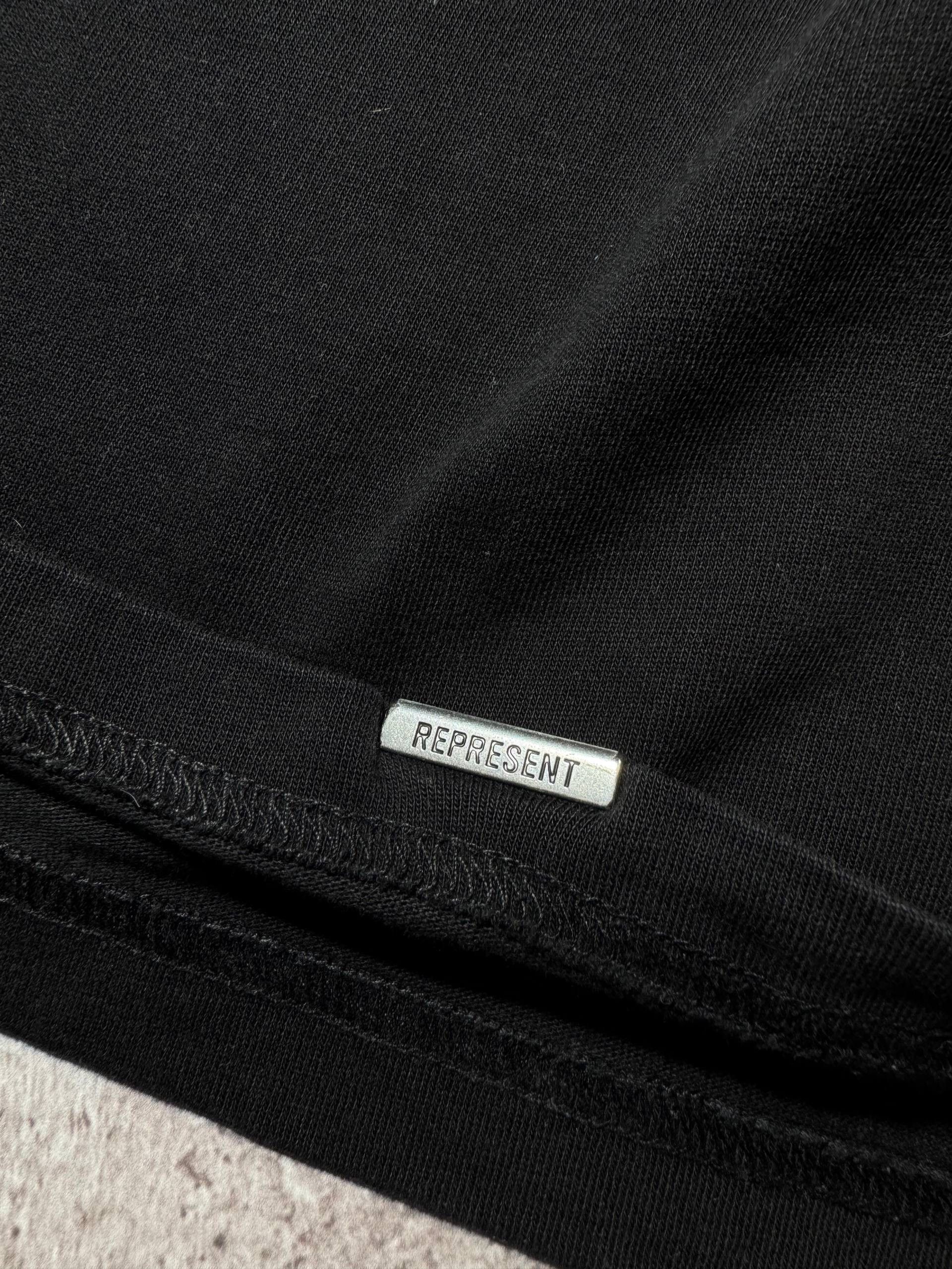 Represent Clo. Represent Owners’ Club Black Big Printed Logo Cotton T-shirt Size US L / EU 52-54 / 3 - 8 Thumbnail