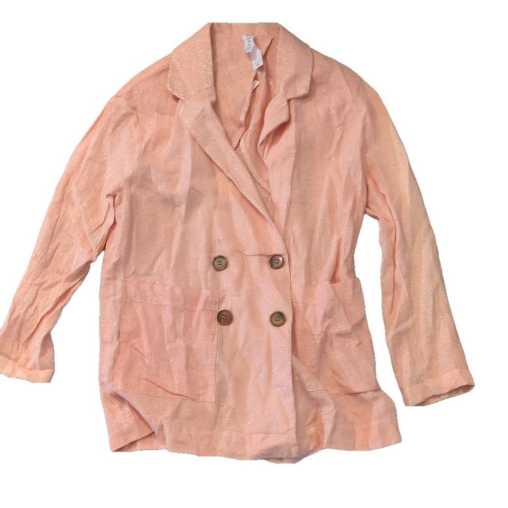 Amadi X Anthropologie Light linen blend Blazer Jacket Sz. XS