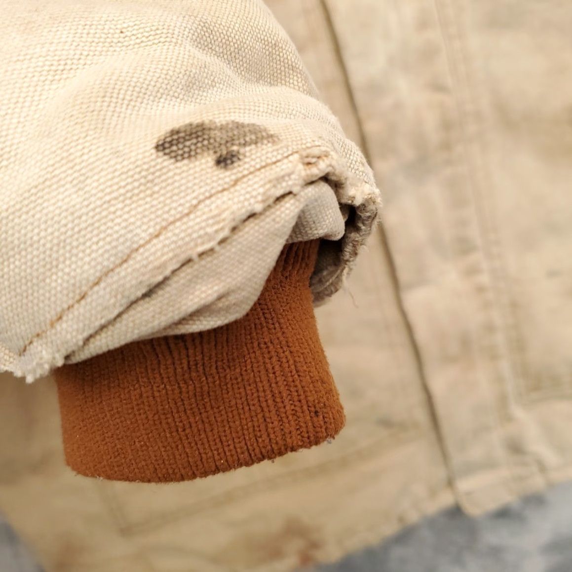 Carhartt VINTAGE Carhartt Jacket Mens XL Brown Arctic Duck Canvas Quilt Lined Outdoor Work Zip Pockets Casual Mens Size US XL / EU 56 / 4 - 6 Thumbnail