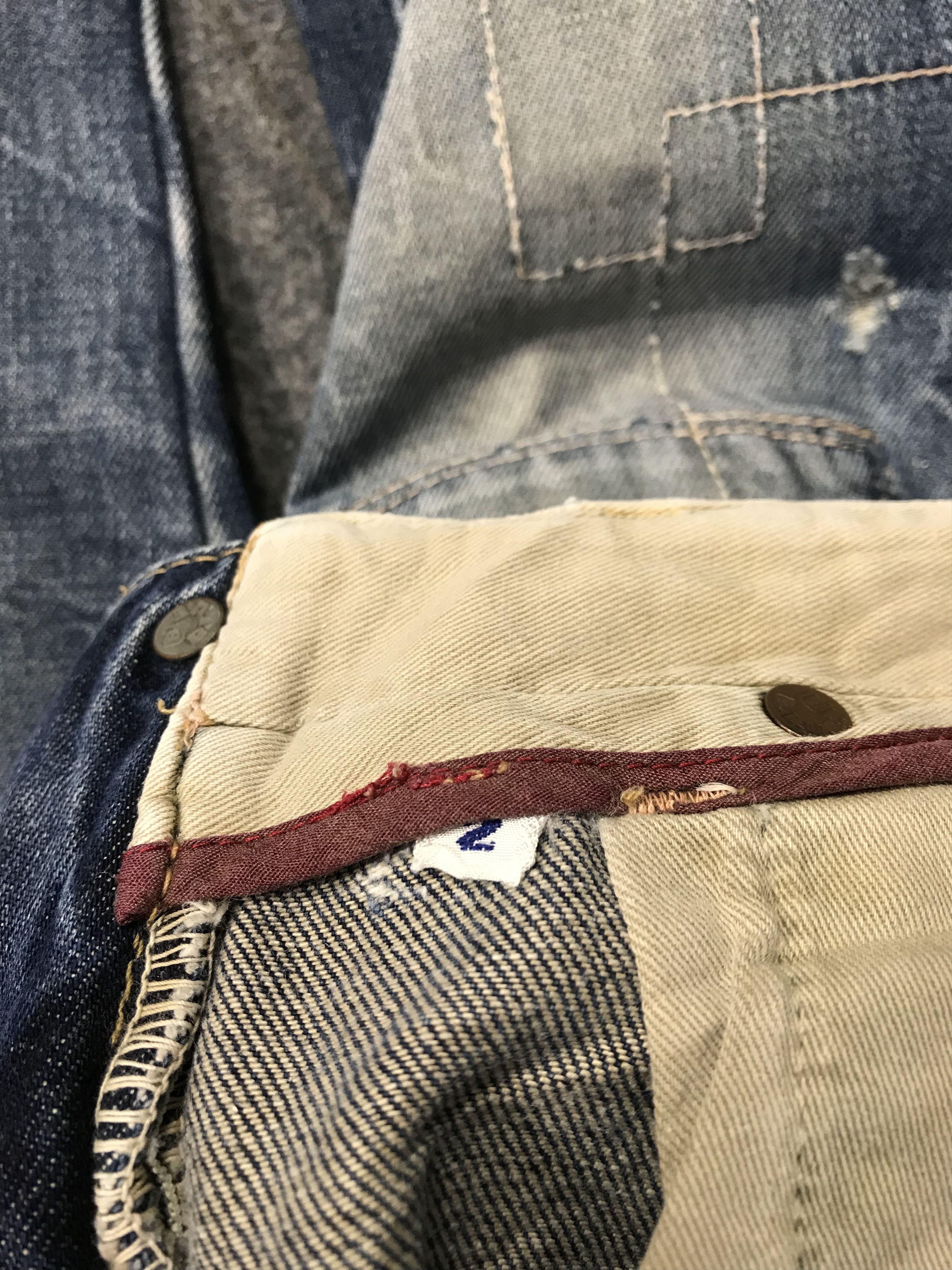 Blue Blue Japan Vintage Blue Blue Japan Denim Jeans Indigo Pant Straight Cut Size US 30 / EU 46 - 12 Thumbnail