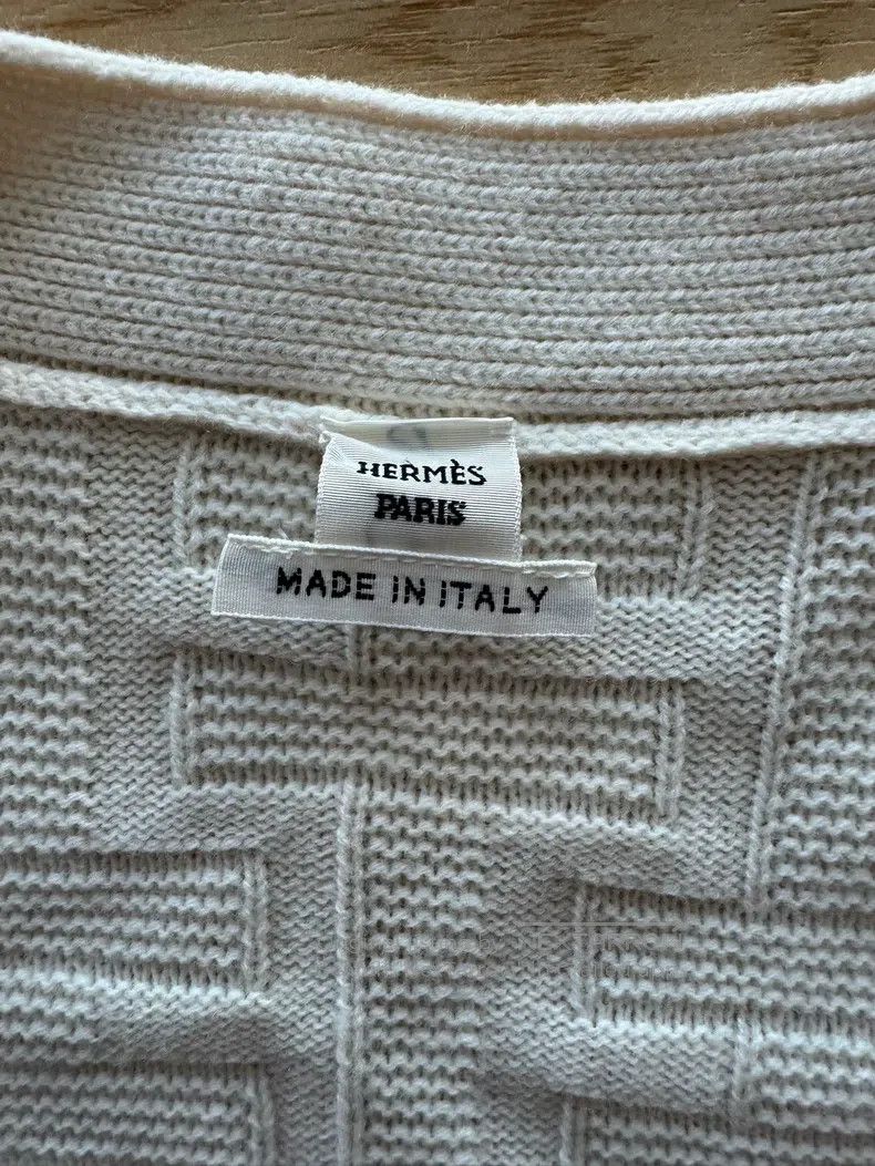 Hermes Hermes Beige Knit Cardigan Size M / US 6-8 / IT 42-44 - 4 Thumbnail