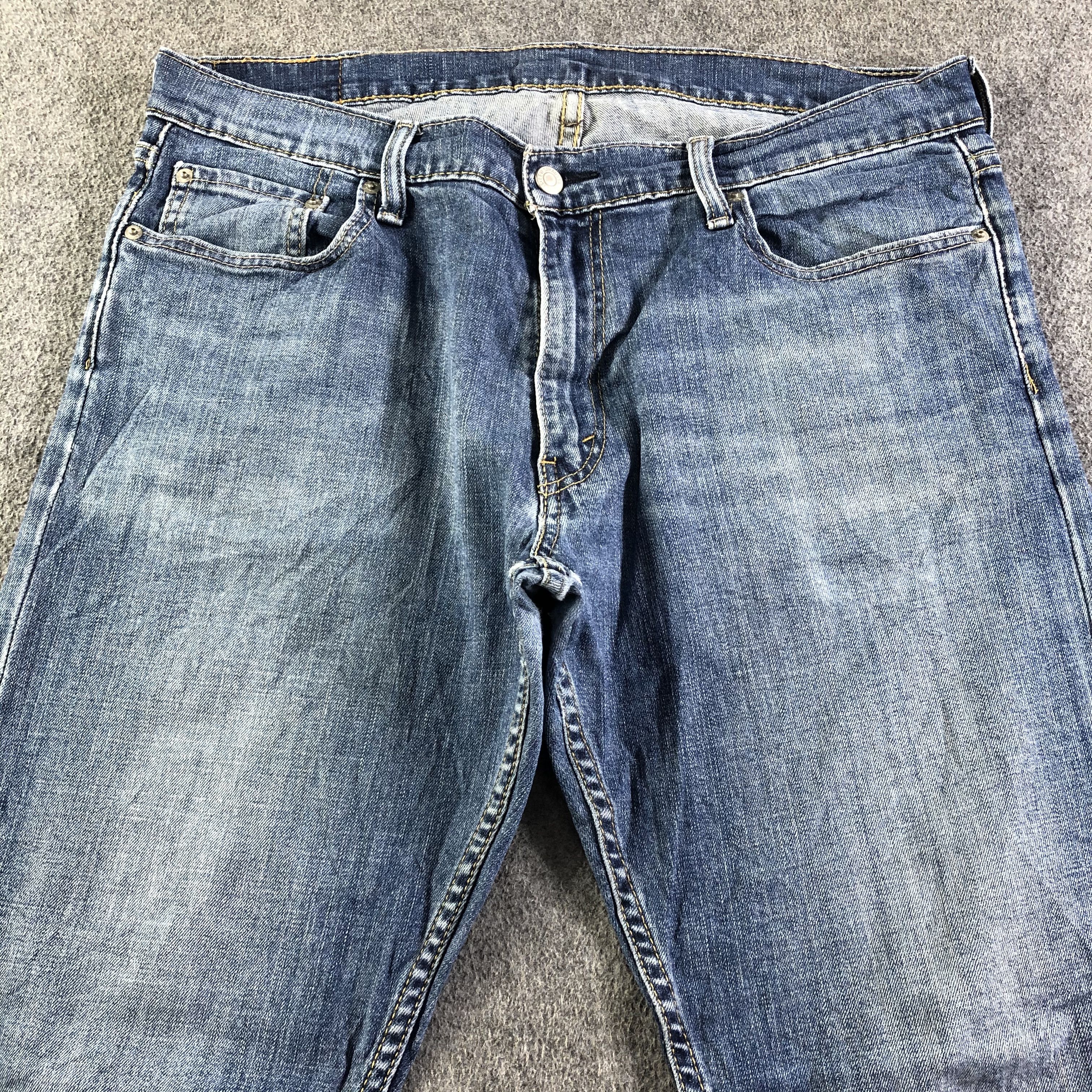Levi's Vintage Blue Wash Levis 514 Jeans-J4142 Size US 37 - 3 Thumbnail