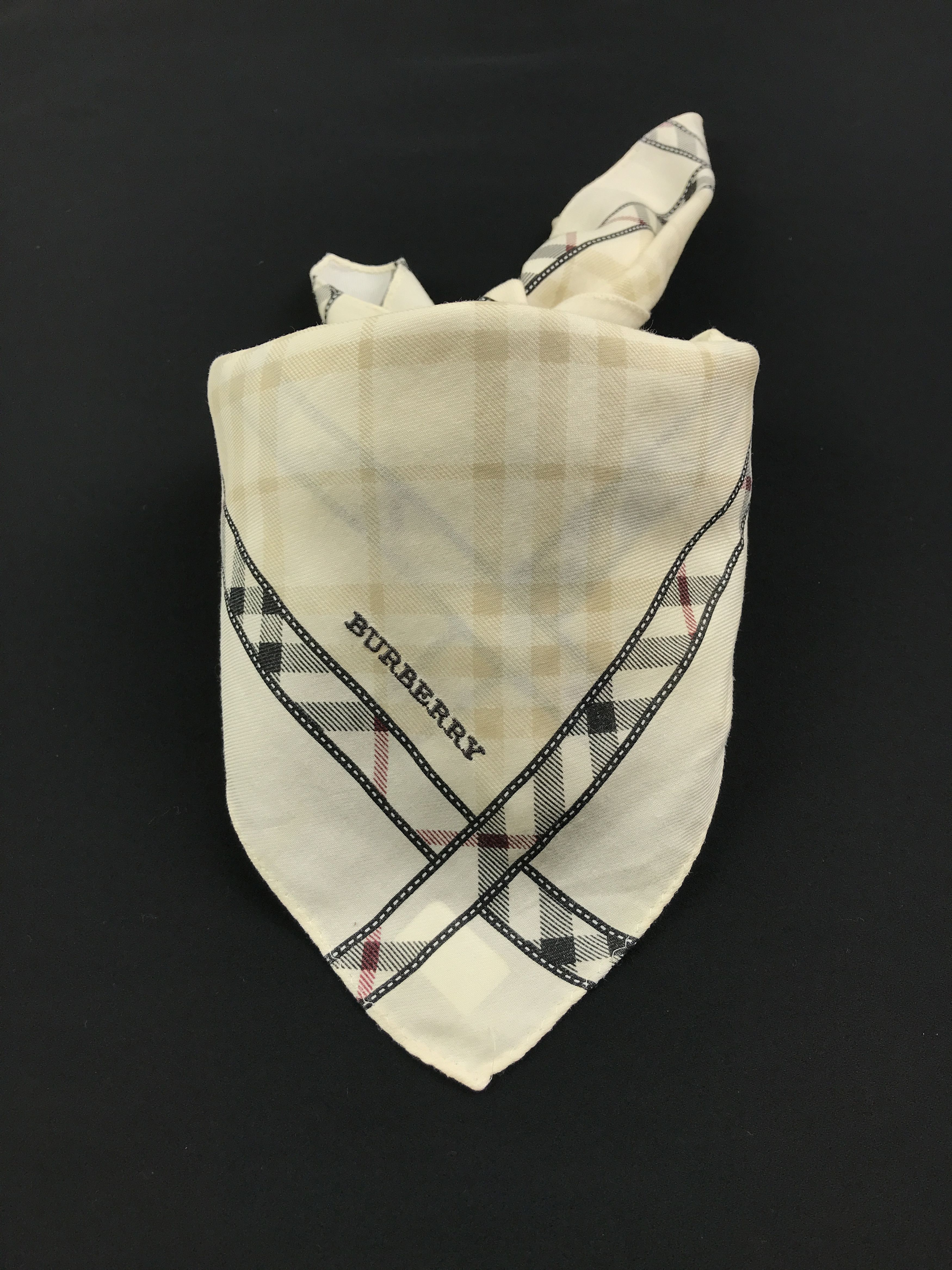 Burberry × Vintage Vintage Burberry Bandana Neckerchief Handkerchief Size ONE SIZE - 3 Thumbnail