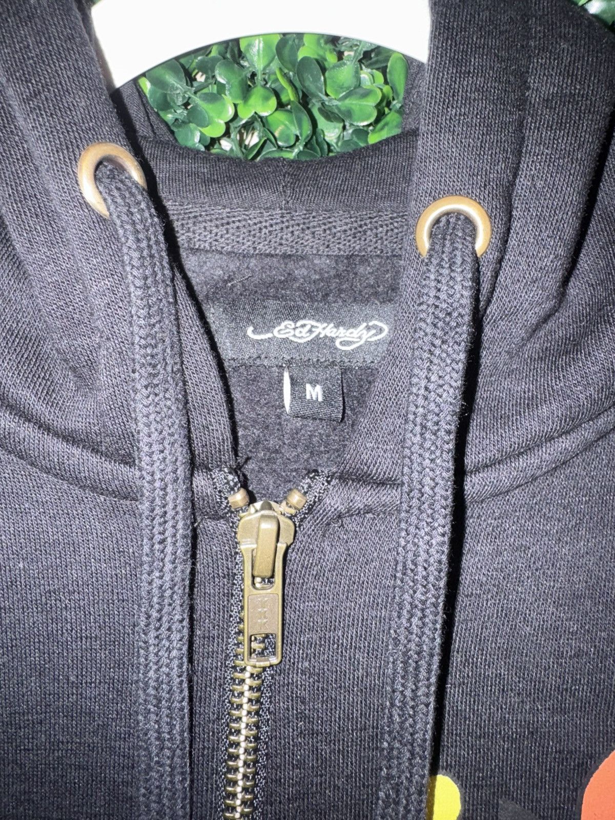 Ed Hardy Ed Hardy love kills slowly cropped zip up hoodie BNWT size M Size M / US 6-8 / IT 42-44 - 6 Thumbnail