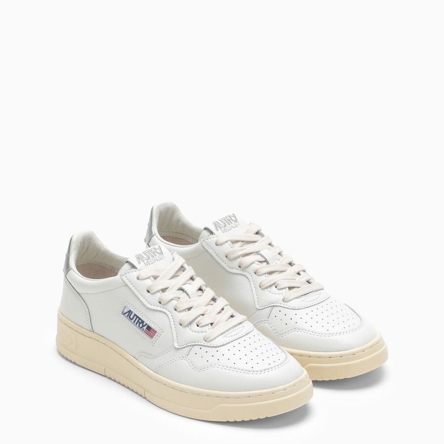AUTRY o1d2blof0824 Low-Top Trainers in White & Silver Size US 11 / IT 41 - 2 Thumbnail