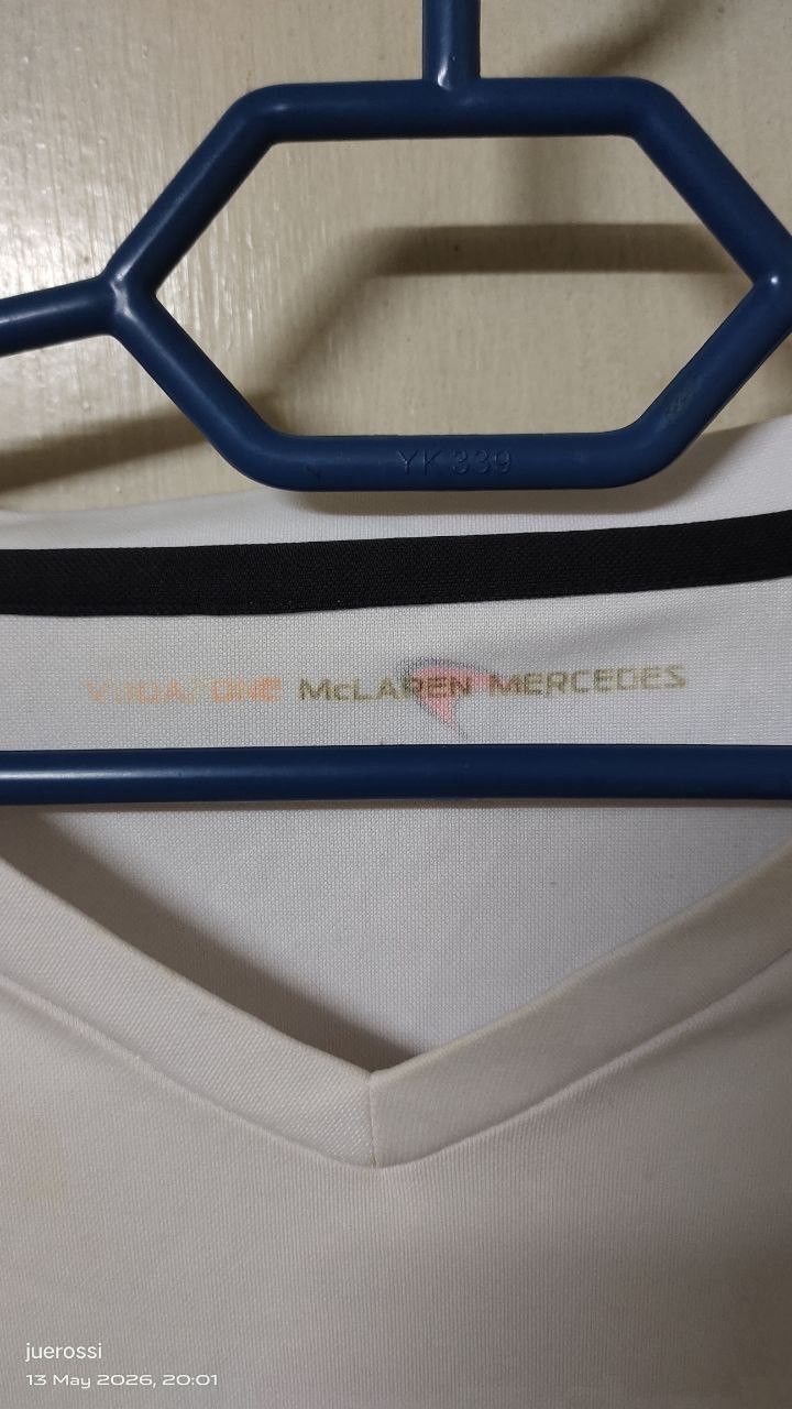 Vintage Vintage Lewis HAMILTON F1 Mclaren Mercedes Benz Team Jersey Size US S / EU 44-46 / 1 - 4 Thumbnail