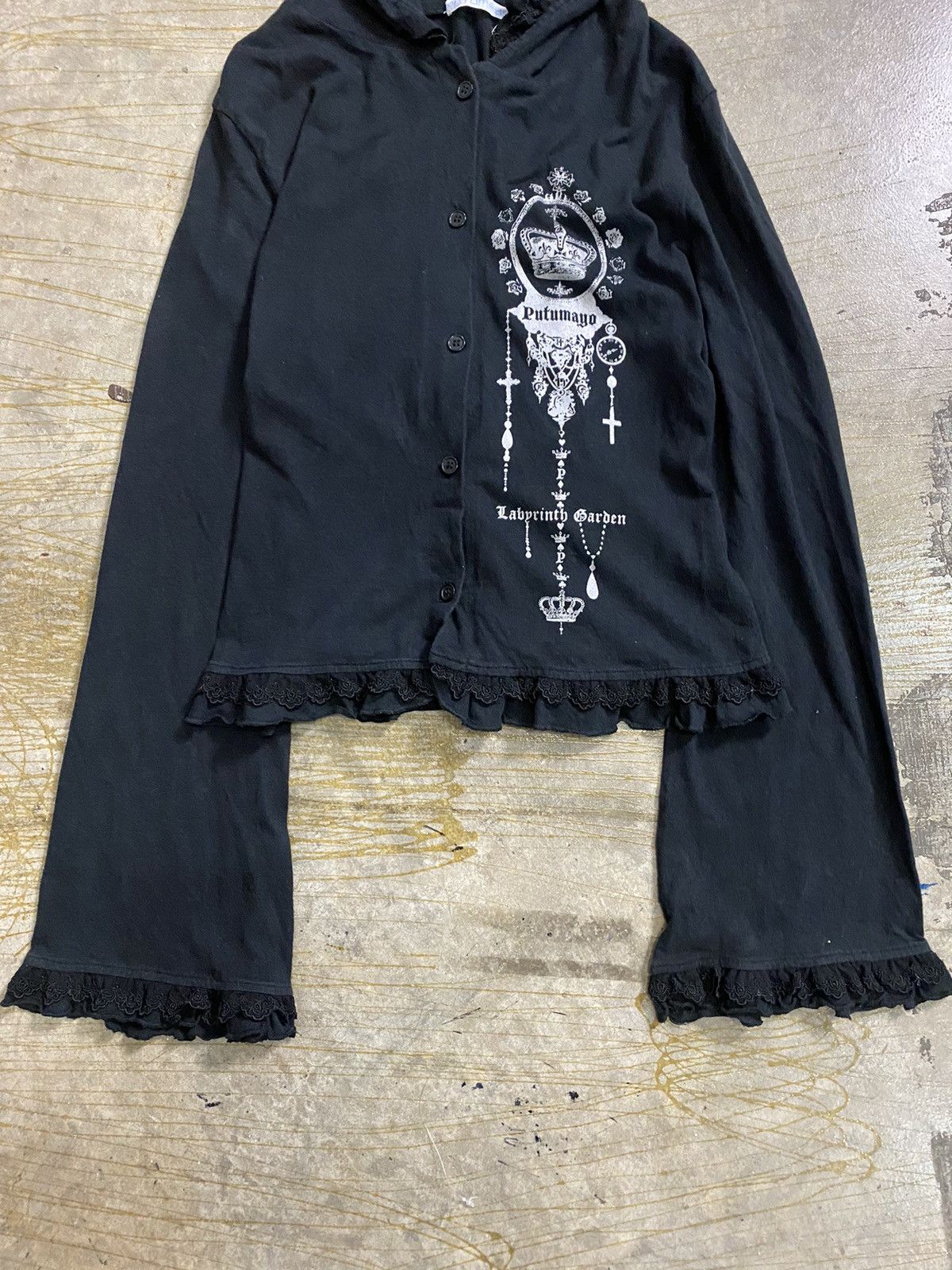 Japanese Brand 90s PUTUMAYO cyberpunk cross lightweight button up hoodie Size XS / US 0-2 / IT 36-38 - 4 Thumbnail