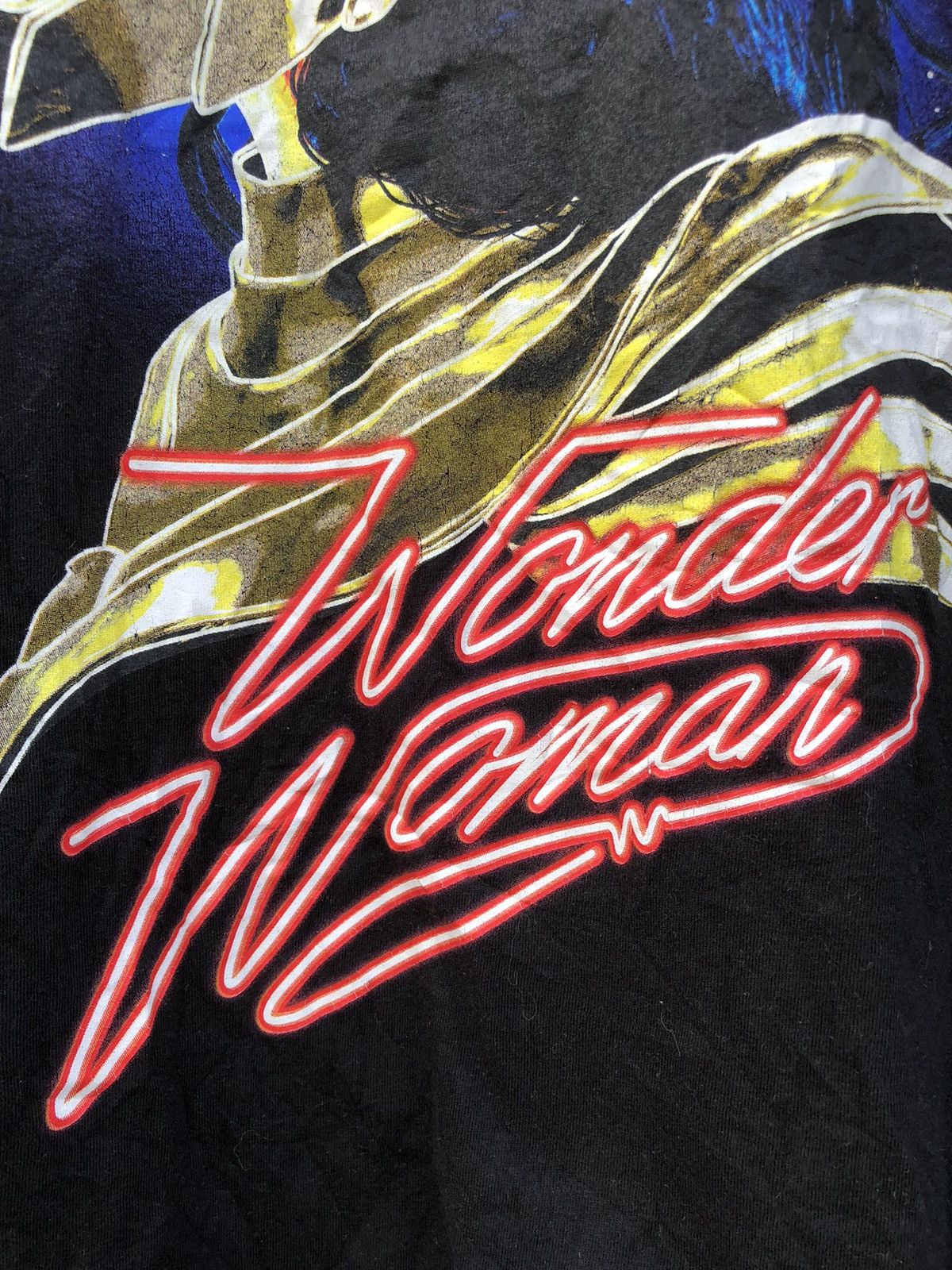 Bershka × Marvel Comics × Vintage Bershka X Wonder Women 1984 Tee Size L / US 10 / IT 46 - 10 Thumbnail