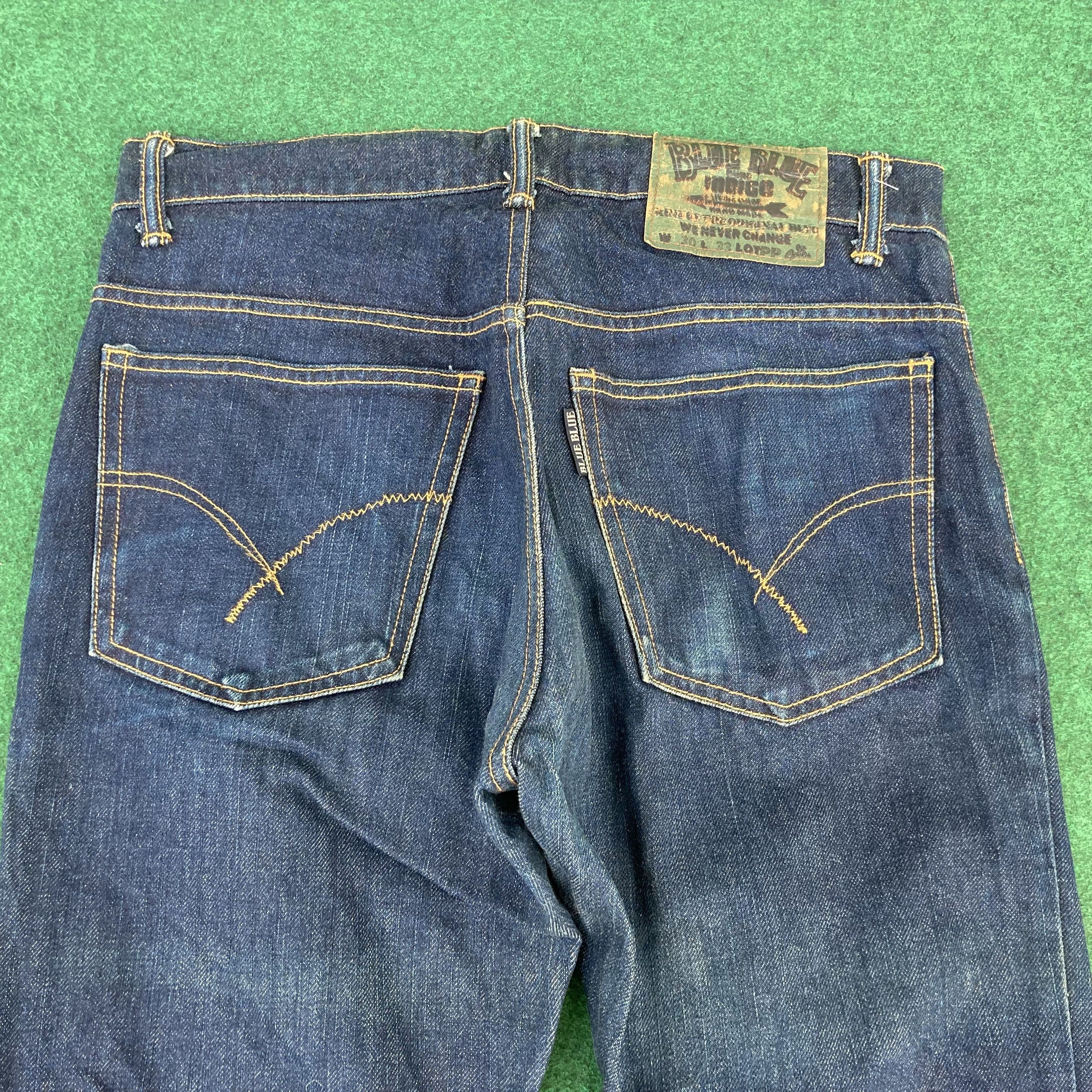 Blue Blue Japan × Japanese Brand × Kapital 31x33 Vtg Blue Blue Bootcut Market HR Market Jeans Size US 30 / EU 46 - 9 Thumbnail