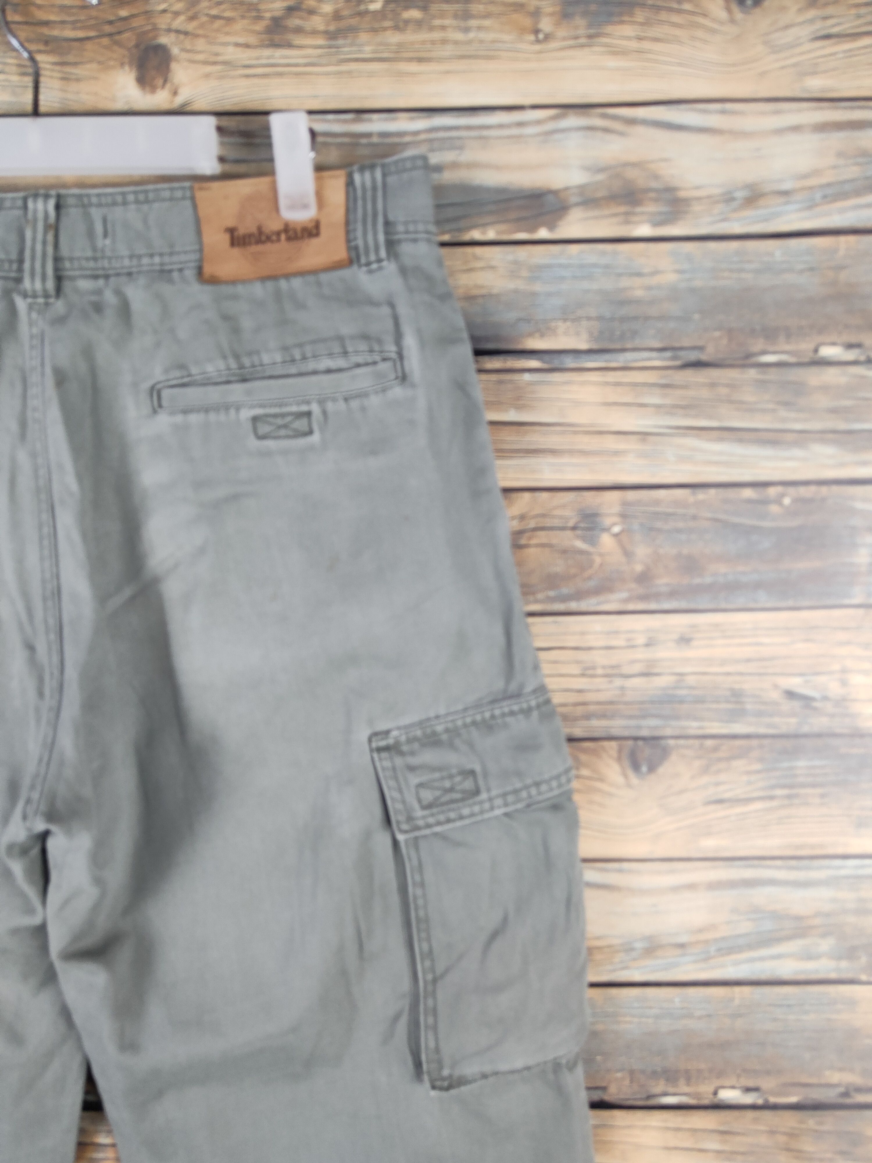 Timberland DLL Timberland Army Green Multipocket Cargo Pants #2355 Size US 34 / EU 50 - 11 Thumbnail