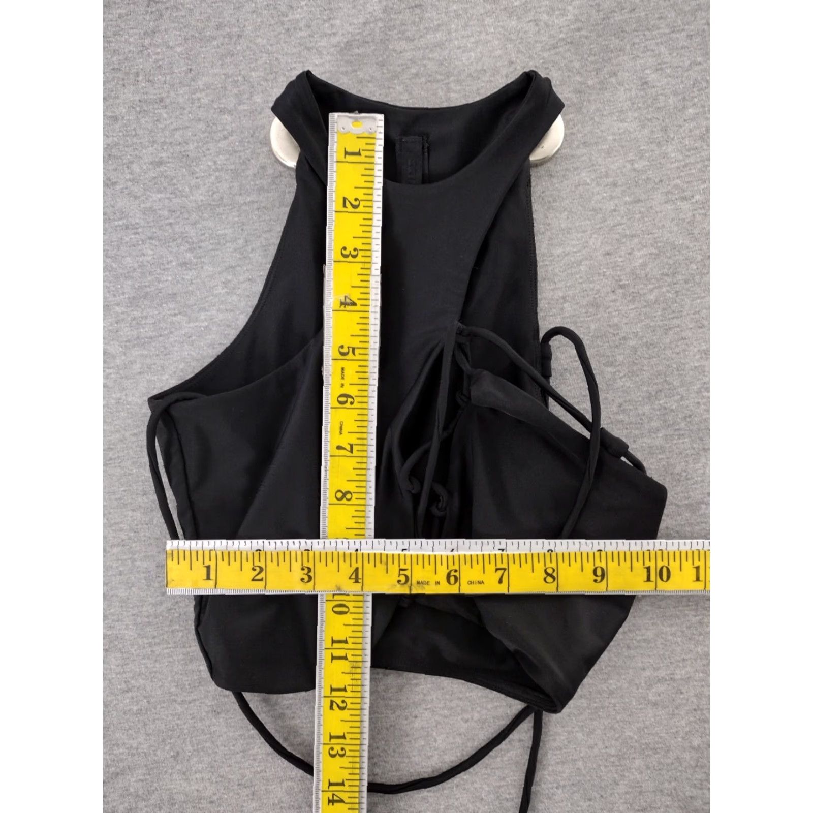SKIMS SKIMS Bralette Top Crossover Onyx XS AP-CRP-2108 Size ONE SIZE - 4 Thumbnail