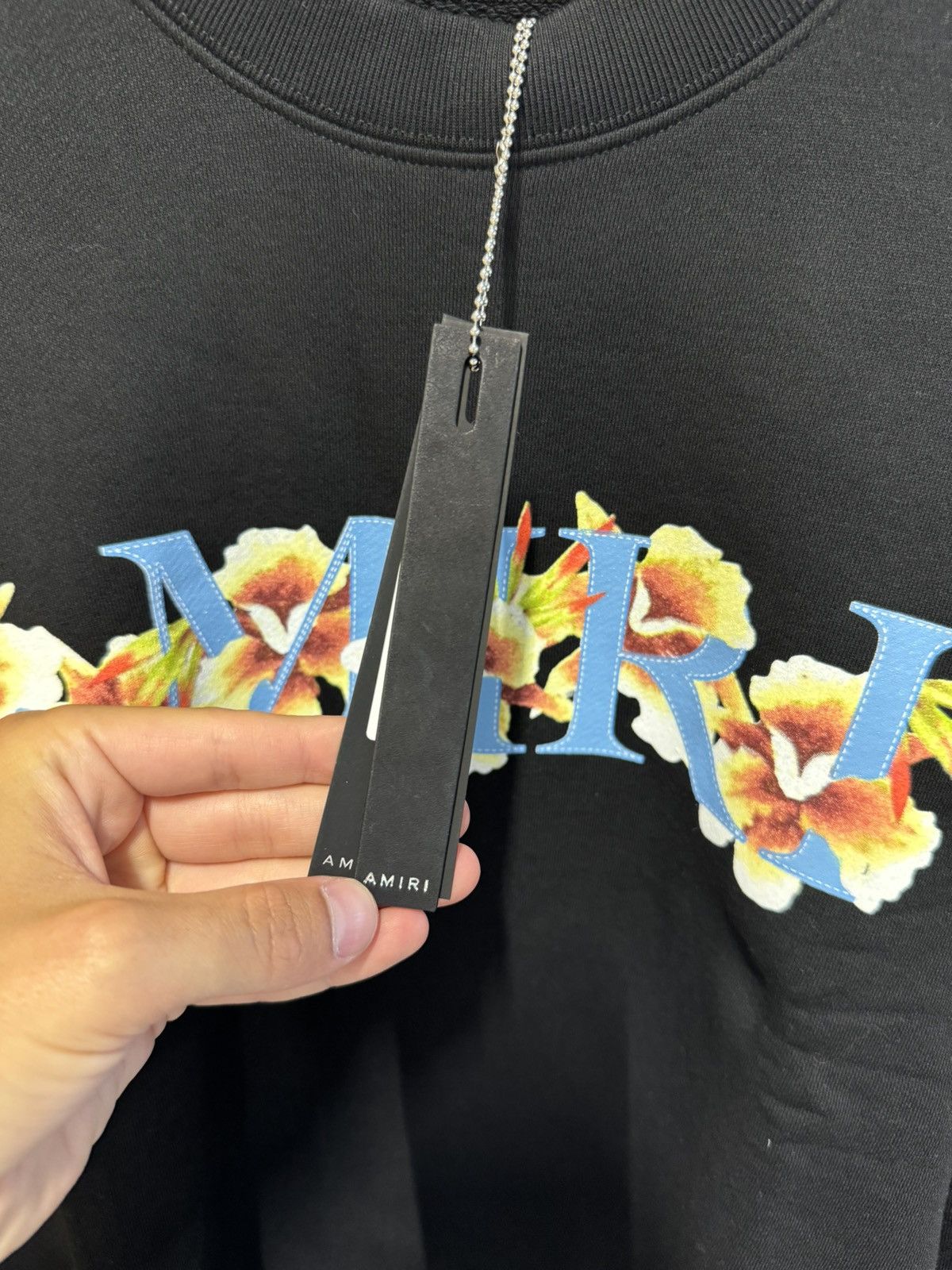 Amiri Amiri Hibiscus Logo Sweatshirt NEW 1000$ Size US XL / EU 56 / 4 - 3 Thumbnail