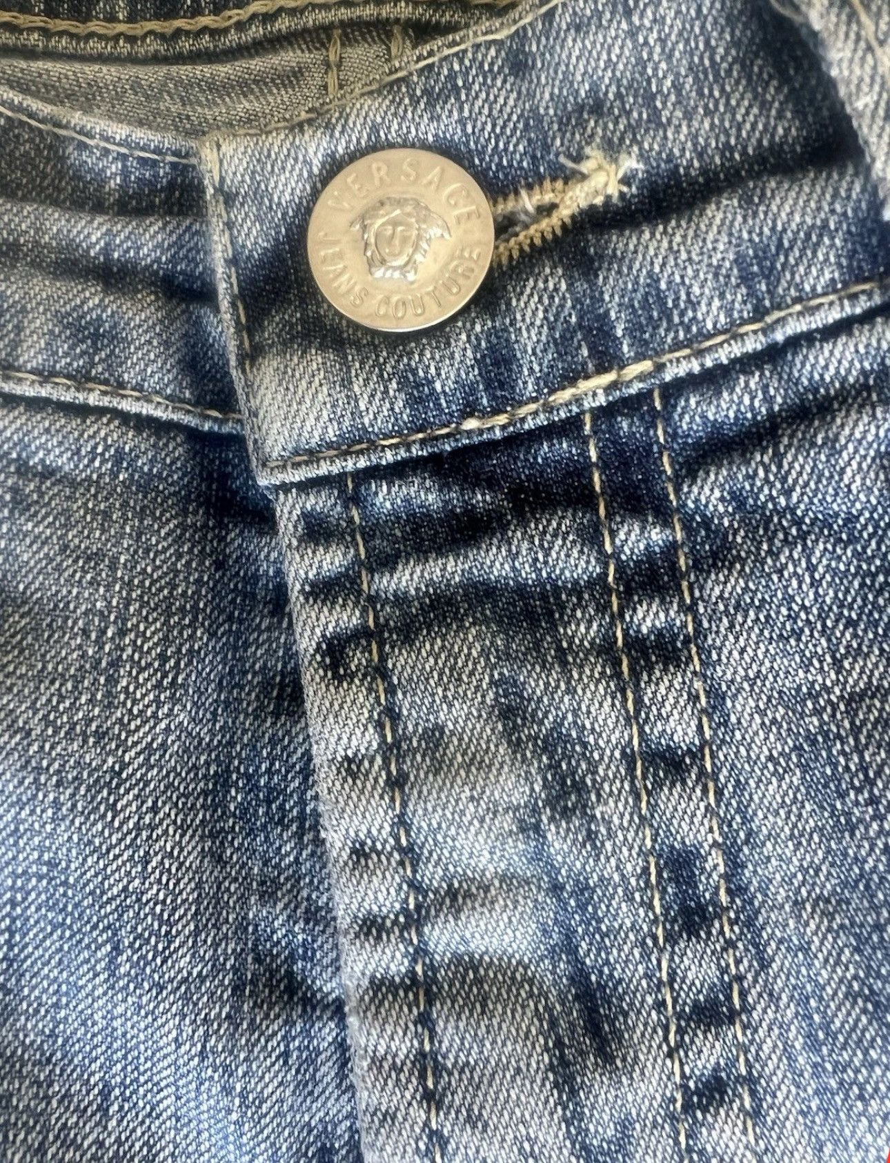 Versace Jeans Couture 90s Versace jeans couture boot cut mid waisted jeans Size 27" / US 4 / IT 40 - 4 Thumbnail