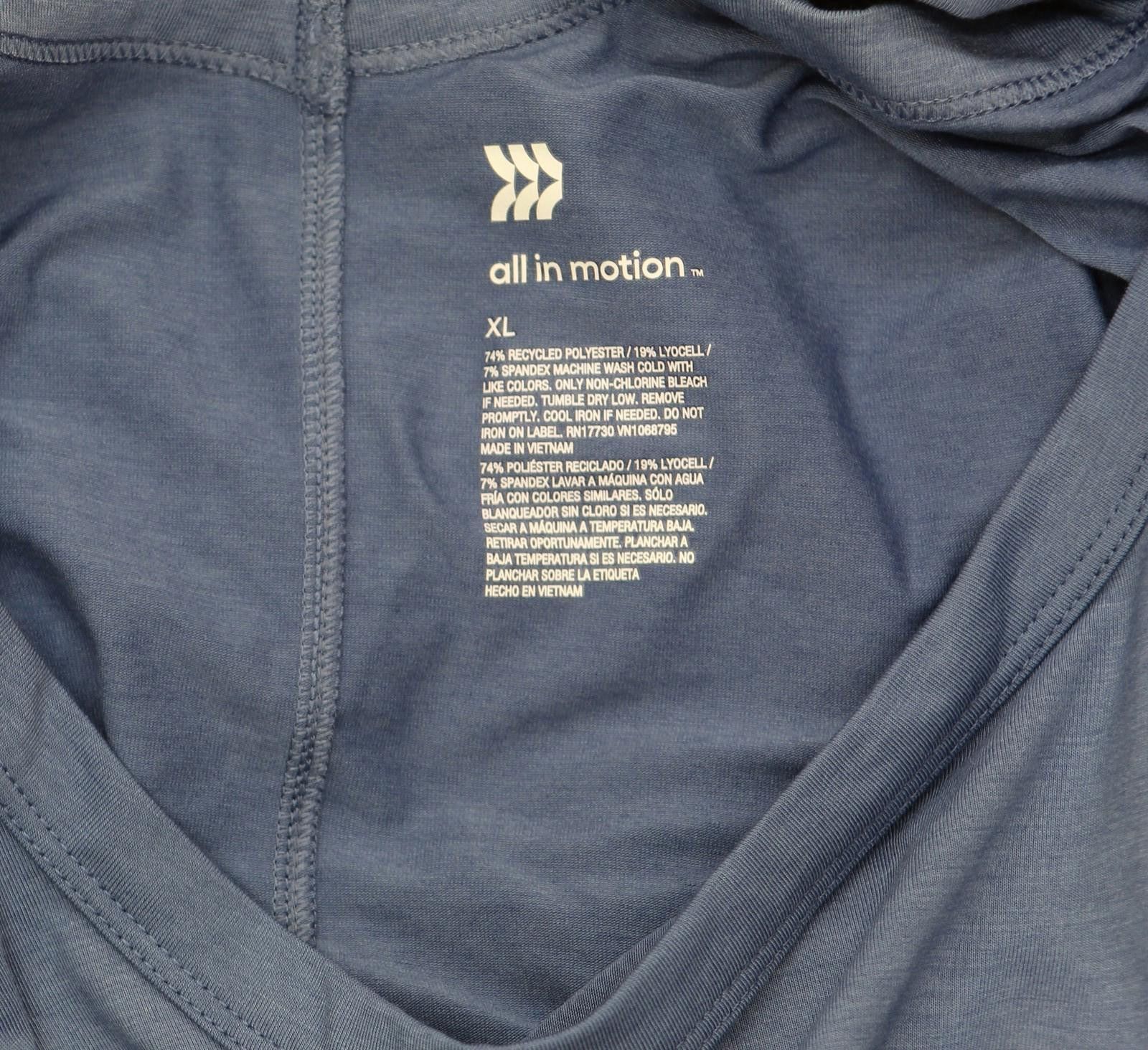 Other Nwt All In Motion Womens Long Sleeve Top 90612561 Blue Xl Size XL / US 12-14 / IT 48-50 - 4 Thumbnail