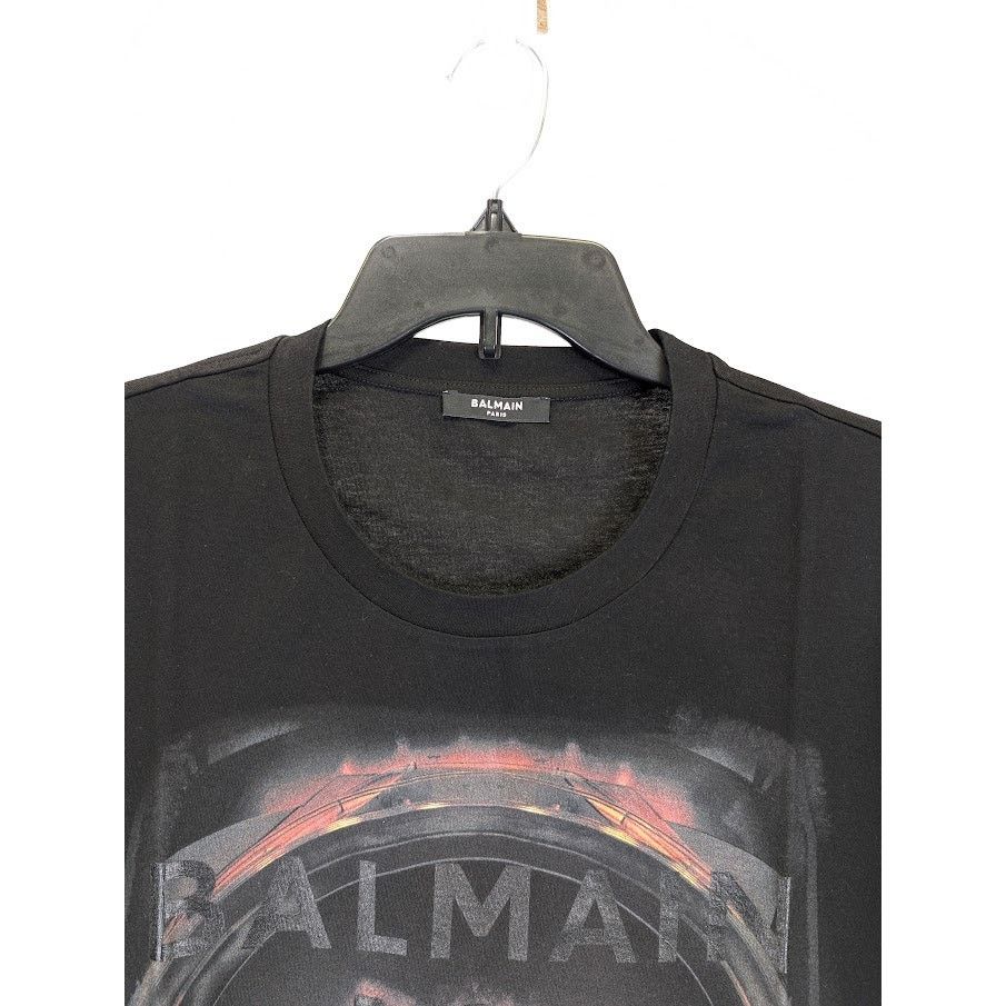 Balmain o1rshd1 Q:3 / T-Shirt in Black Size US M / EU 48-50 / 2 - 4 Thumbnail