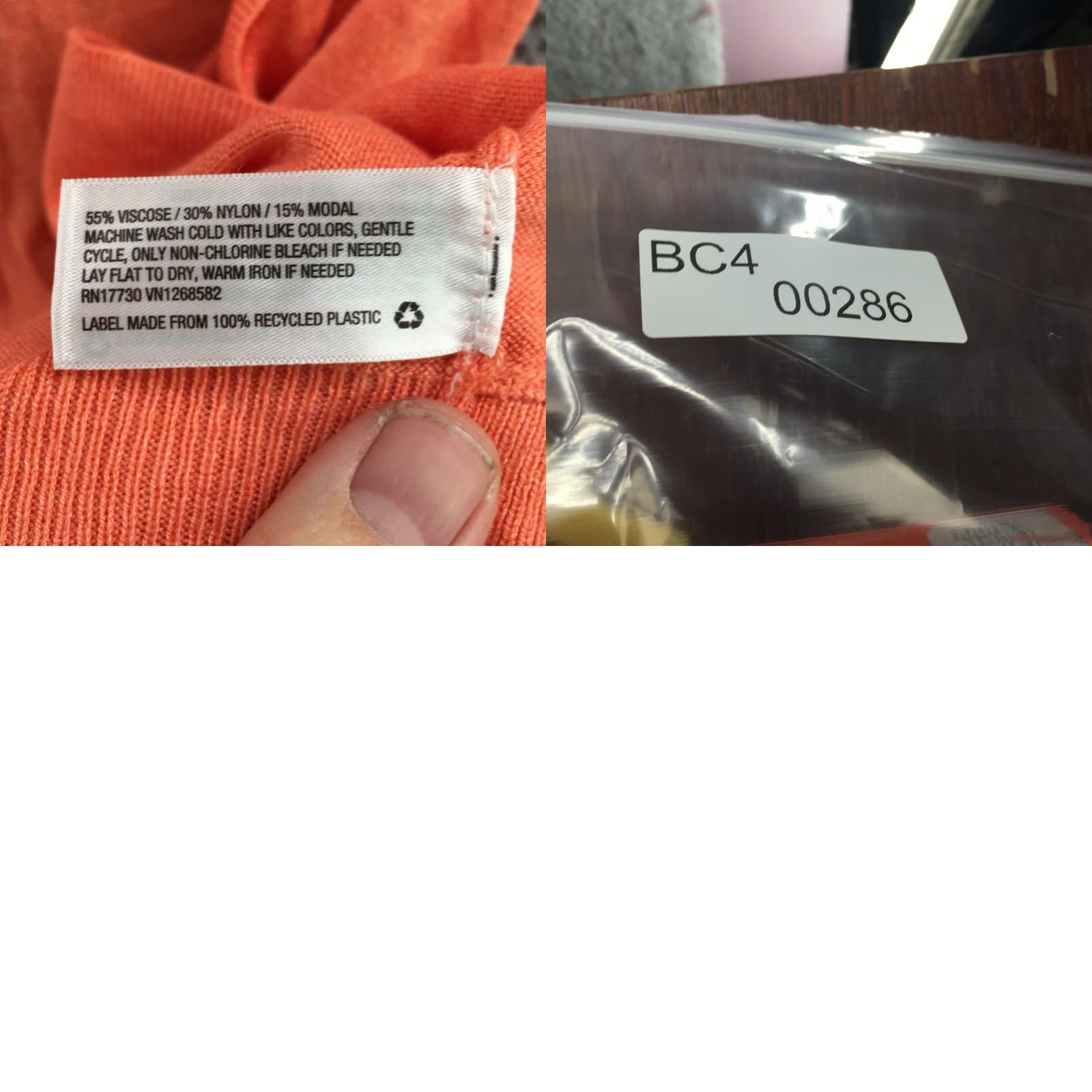 Merona Merona Cardigan Sweater Womens XL Coral Orange Open Front Casual NEW Size XL / US 12-14 / IT 48-50 - 9 Thumbnail