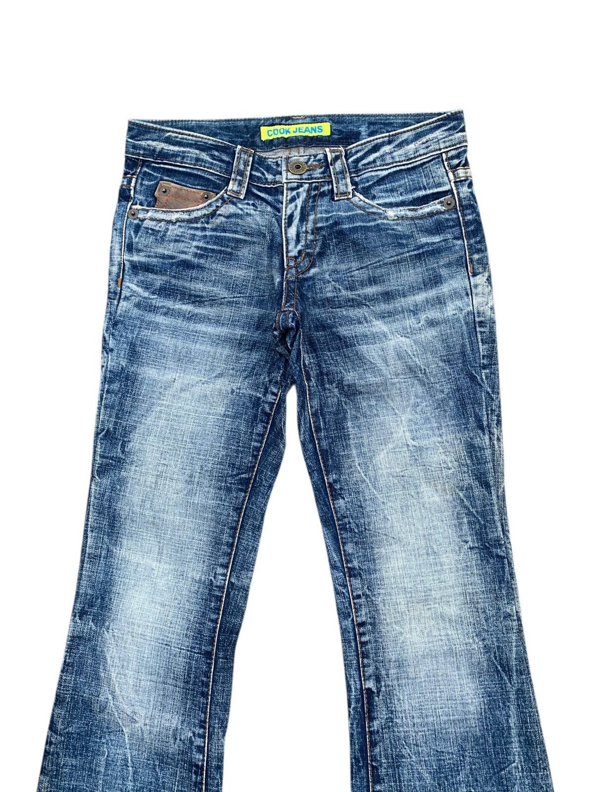 Tornado Mart Flare Cook Jeans Rusty Punk Japanese Distressed denim Size US 28 / EU 44 - 5 Thumbnail
