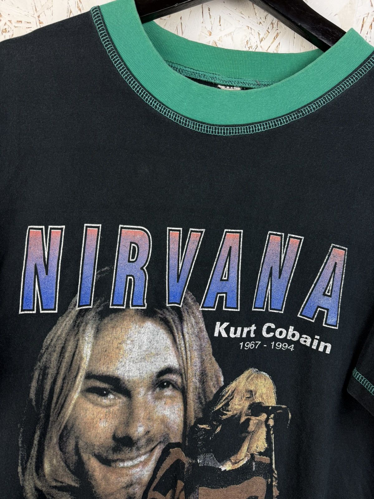 Band Tees 90s Vintage Nirvana Kurt Cobain Kulak Designs Boot T-Shirt Size US XL / EU 56 / 4 - 3 Thumbnail
