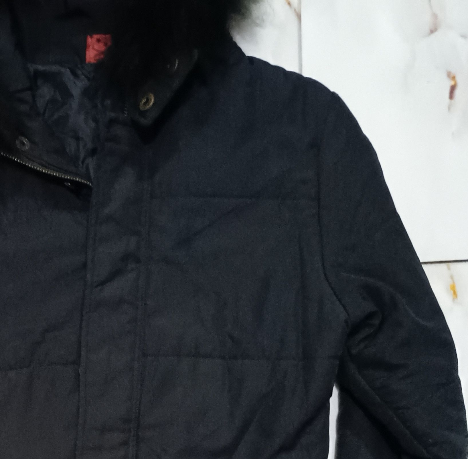 Le Grande Bleu (L.G.B.) Fur Puffer Bomber Coat Jacket Size M / US 6-8 / IT 42-44 - 5 Thumbnail
