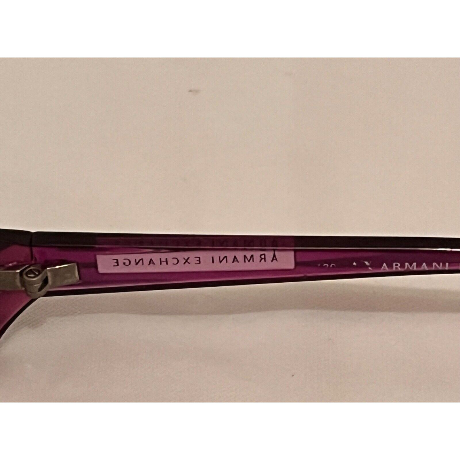 Armani Exchange Armani Exchange Glasses Frame ~ With Case ~ Purple Size ONE SIZE - 7 Thumbnail