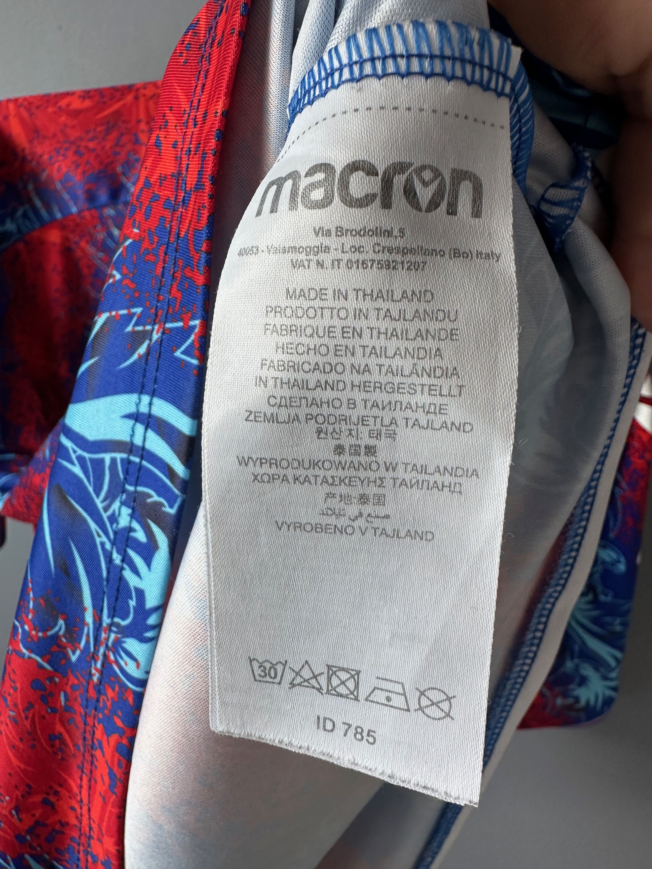 Macron 2024 Crystal Palace Soccer Football jersey shirt cup home Size US L / EU 52-54 / 3 - 12 Thumbnail