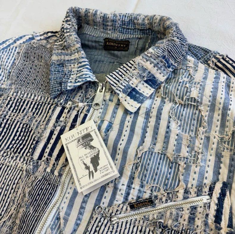 Kapital Kapital Destroy boro patchwork jacket-2506 Size US XL / EU 56 / 4 - 2 Thumbnail