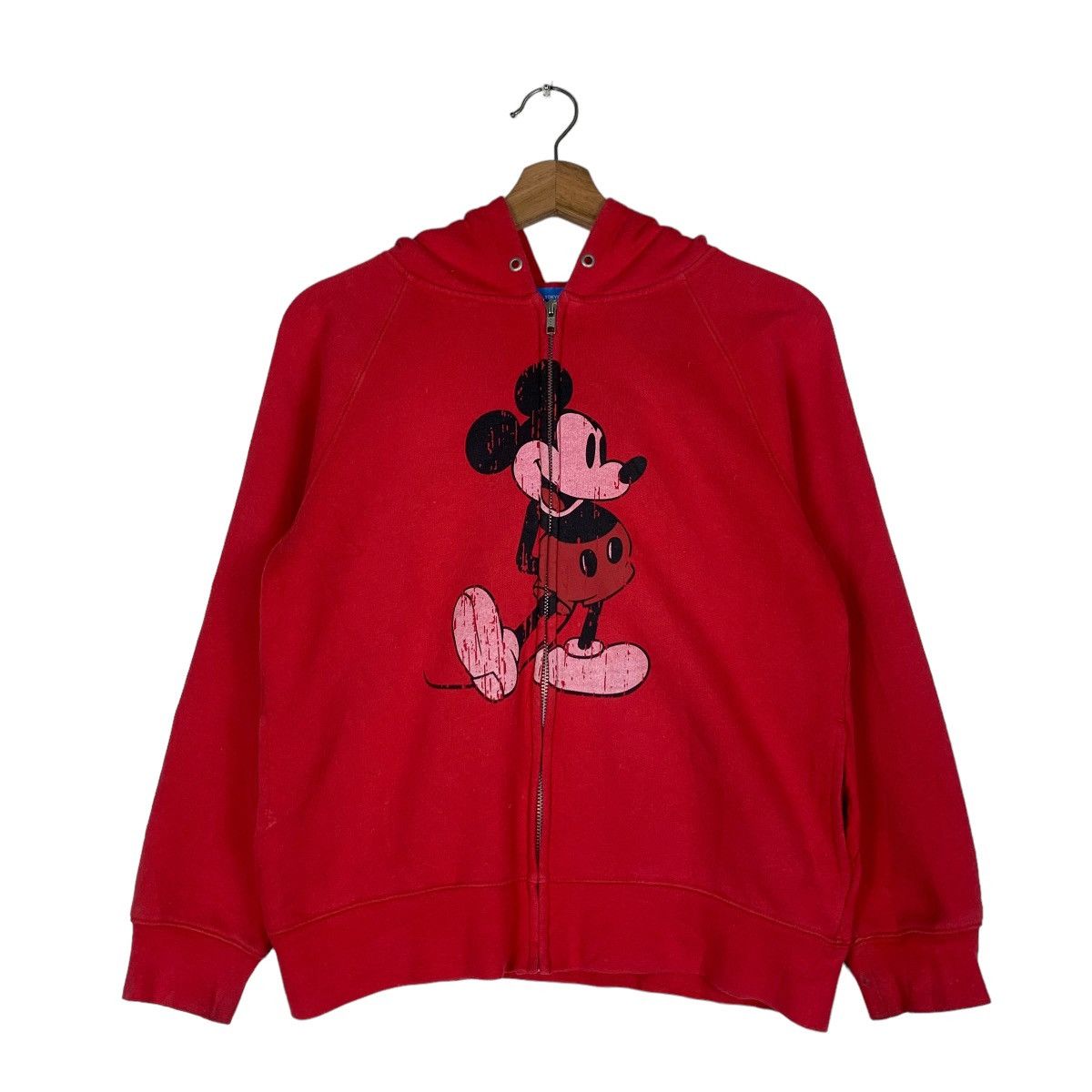 Disney Disney Resort Mickey Mouse Graphic Zipper Hoodies #0734-C33 Size US S / EU 44-46 / 1 - 9 Thumbnail