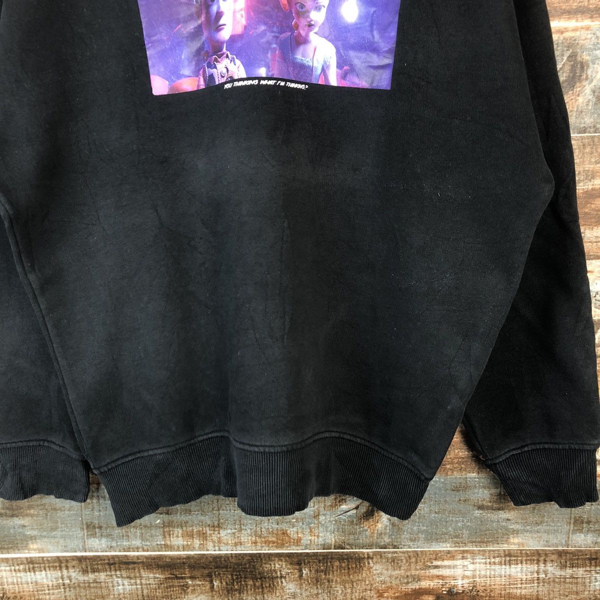 Cartoon Network × Disney × Vintage H&M Divided Disney Toy Story Black Sweatshirt #A2036 Size US XS / EU 42 / 0 - 6 Thumbnail