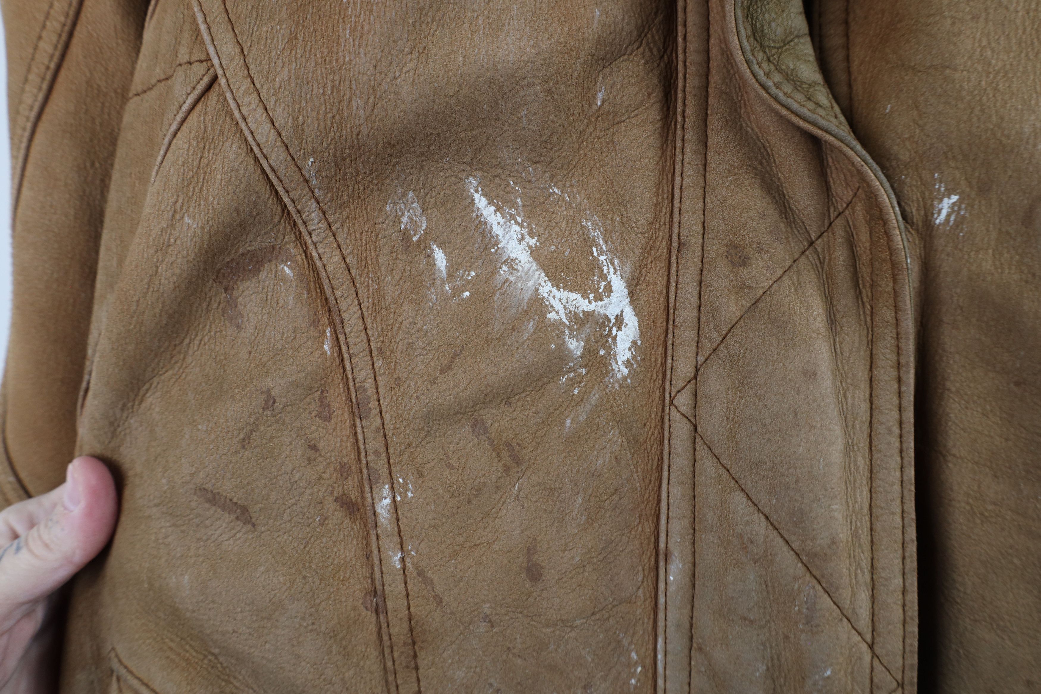 Vintage Vintage 90s Streetwear Suede Leather Flight Bomber Jacket Size US XL / EU 56 / 4 - 5 Thumbnail
