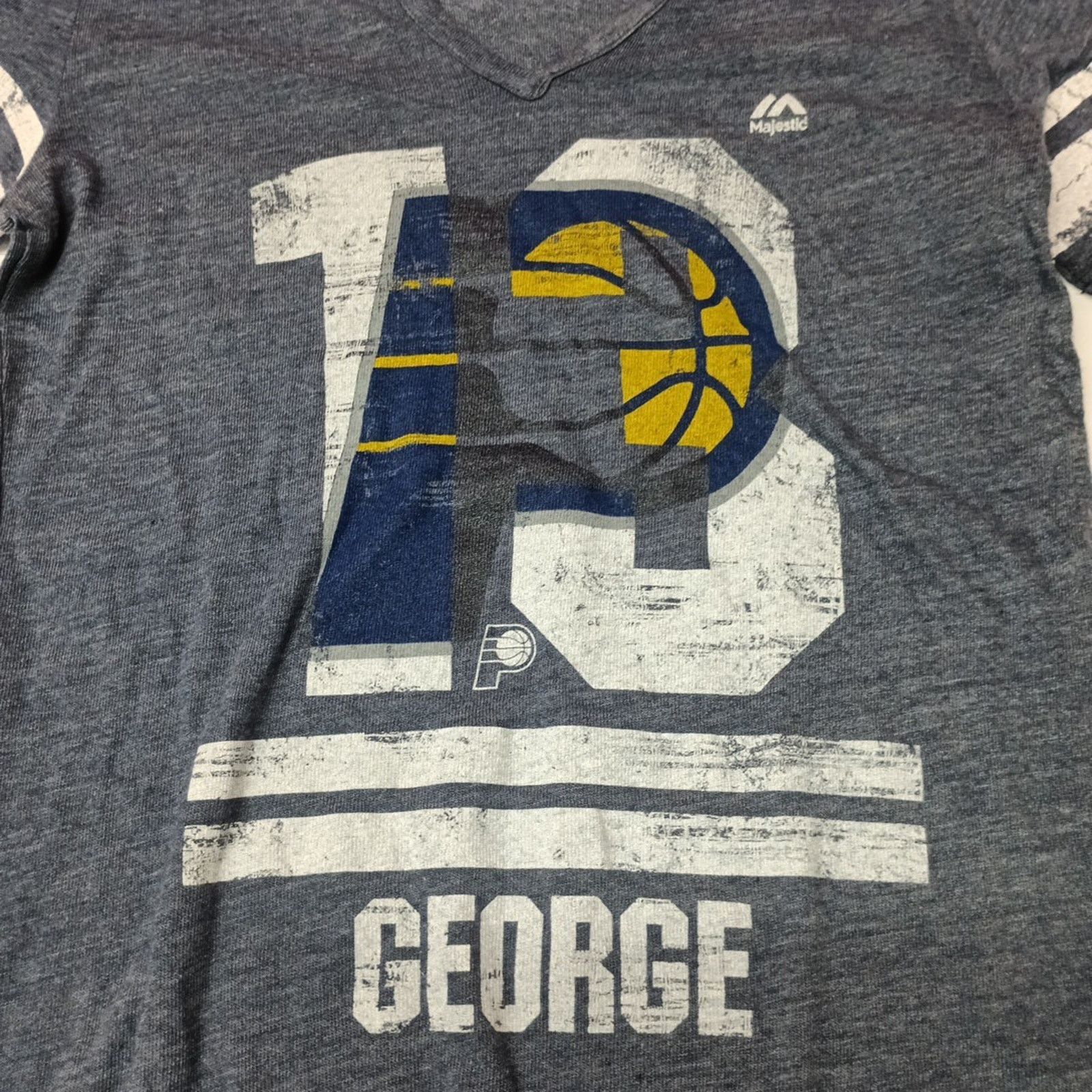 Majestic Indiana Pacers George Women T-shirt Size S Blue Tee Majestic Size S / US 4 / IT 40 - 2 Thumbnail