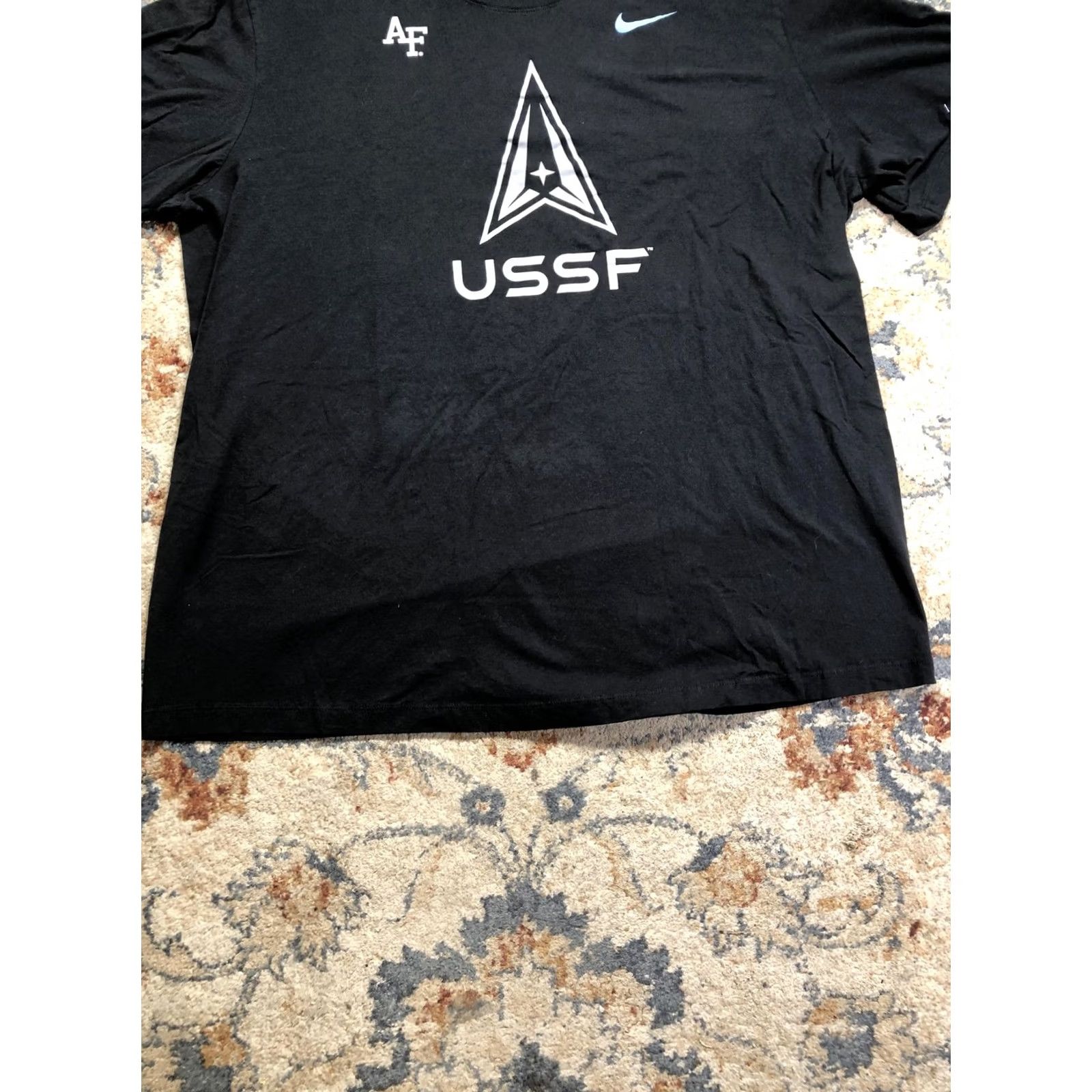 Nike Nike USSF Space Force Shirt Mens 2XL Black AF Graphic Tee Crewneck Military Size US XXL / EU 58 / 5 - 5 Thumbnail
