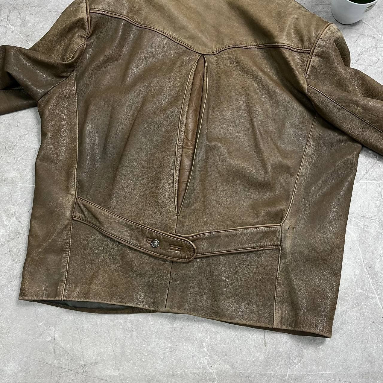 Japanese Brand Vintage Y2K Avant Gard Leather Jacket Opium Rare 90s Casual Size US XL / EU 56 / 4 - 6 Thumbnail