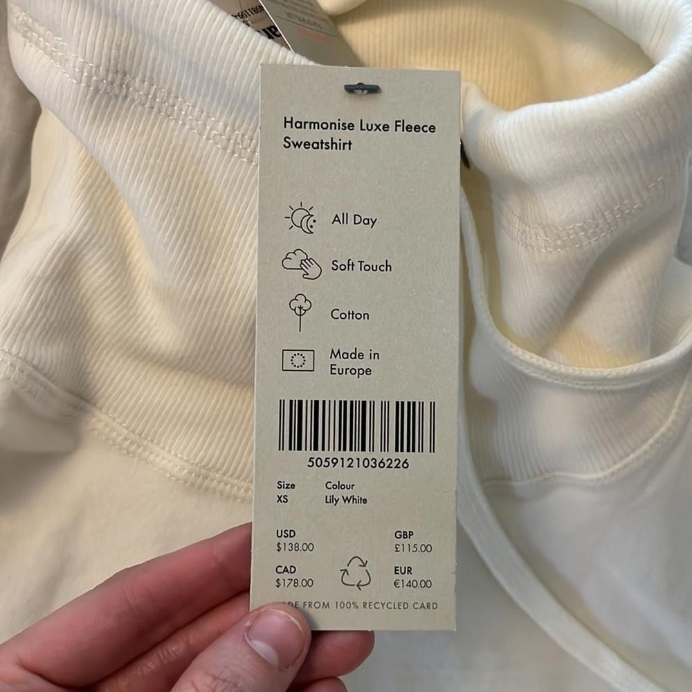 Designer Harmonise Pullover Sweaty Betty Luxe Size XS / US 0-2 / IT 36-38 - 3 Thumbnail
