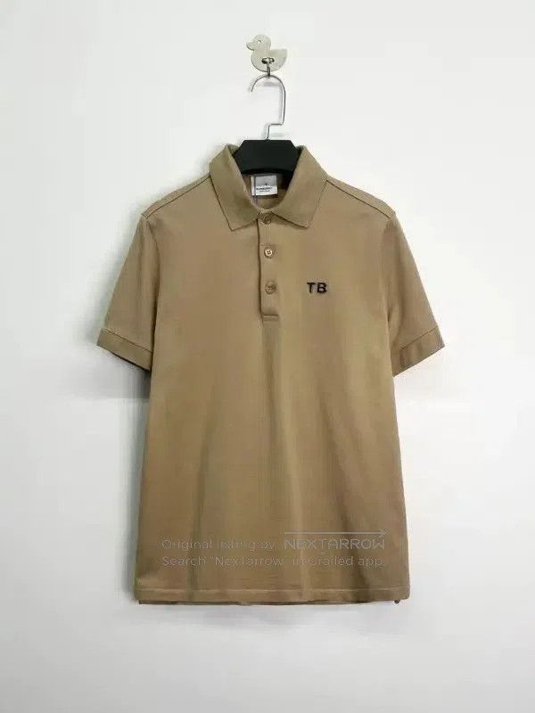 Burberry Burberry Short Sleeve Khaki Cotton Polo Shirt. Size US XS / EU 42 / 0 - 1 Thumbnail