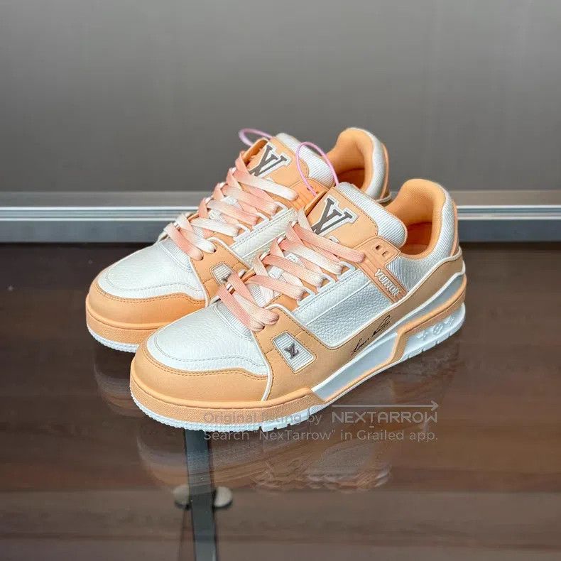Louis Vuitton Louis Vuitton Trainer New Orange shoes Size US 8 / IT 38 - 1 Thumbnail