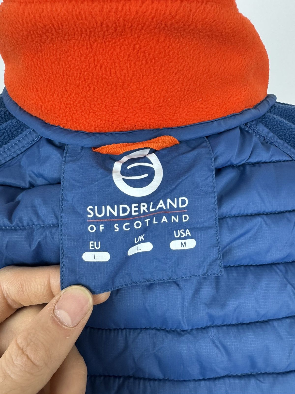 Other Sunderland of Scotland Micro puffer quilt hooded jacket L Size US L / EU 52-54 / 3 - 9 Thumbnail