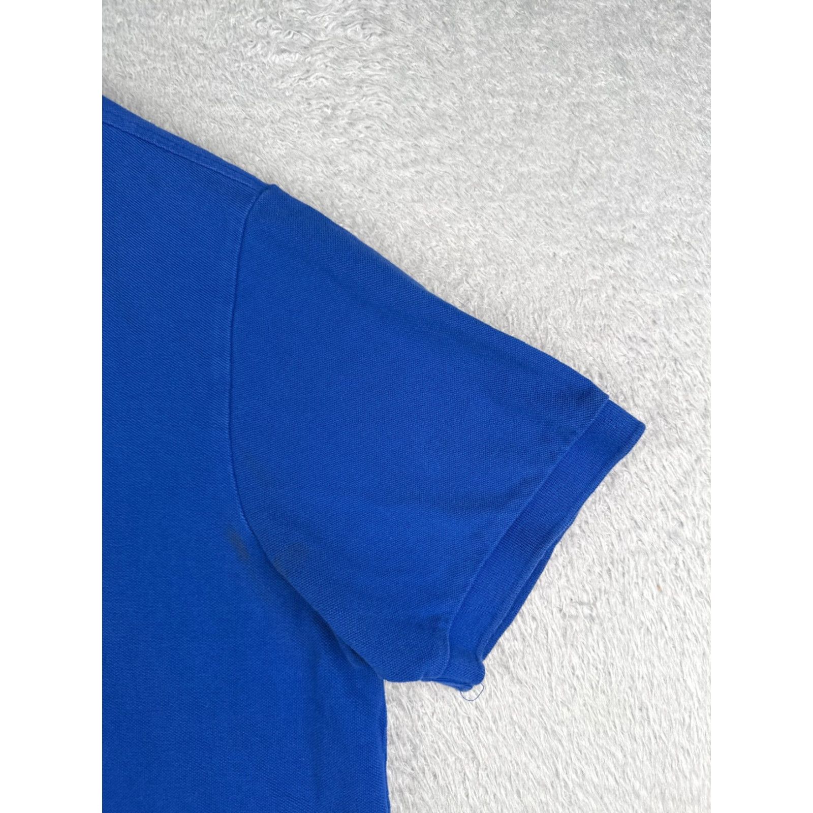 Ralph Lauren VINTAGE Polo Ralph Lauren Shirt Adult 2XL Blue 100% Cotton Short Sleeve Polo Mens 2XL Size US XXL / EU 58 / 5 - 2 Thumbnail