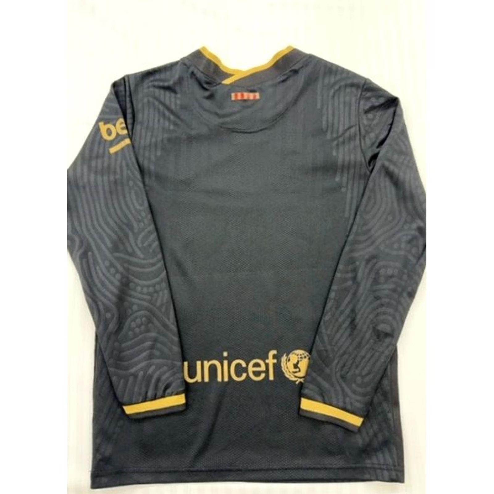 Nike Nike FC Barcelona 20/21 Away Soccer Jersey Men's L Black Gold Size US S / EU 44-46 / 1 - 2 Thumbnail