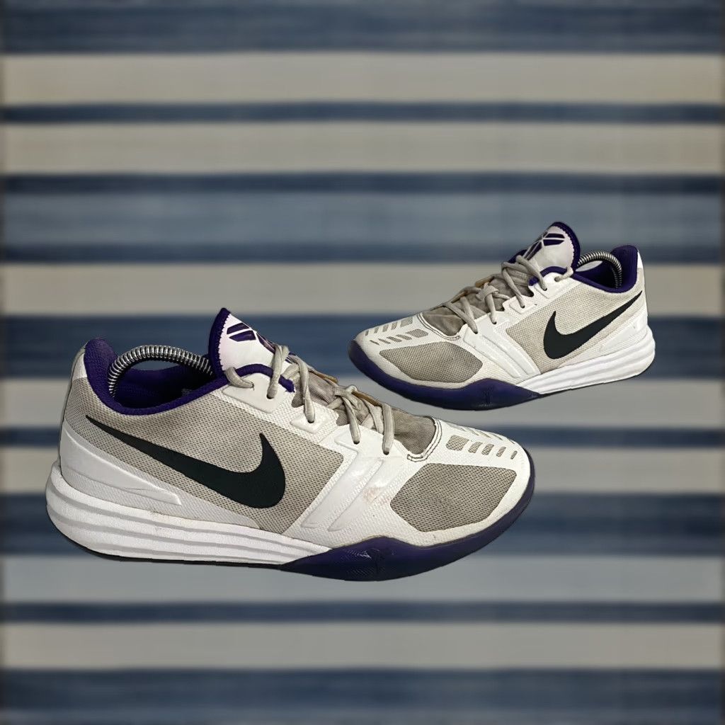 Nike Nike KB Kobe Mentality Court Purple White Basketball Sneakers Men’s US 8.5 Size US 9 / EU 42 - 1 Thumbnail